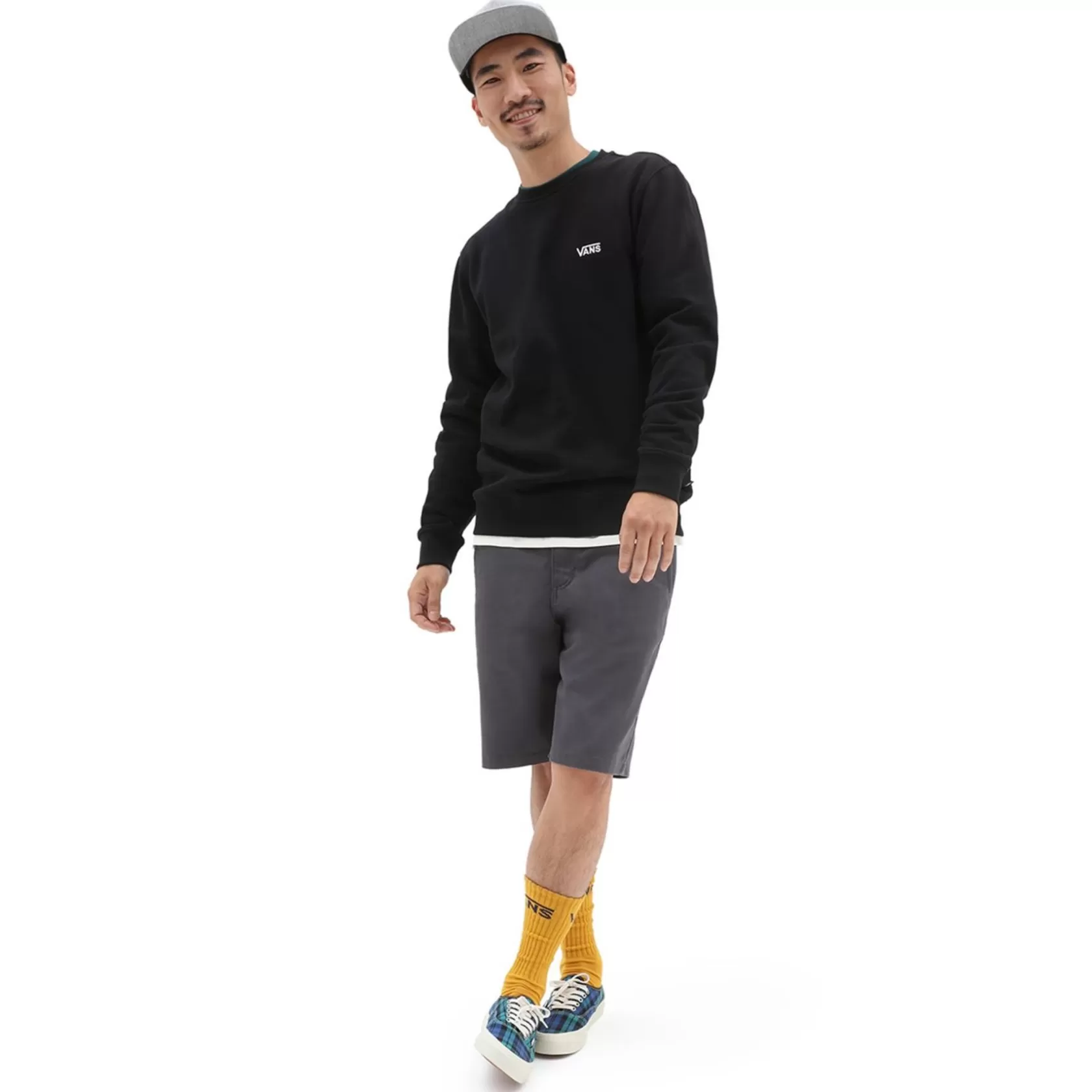 Vans Sudaderas<Sudadera Polar De Cuello Redondo Core Basic Negro