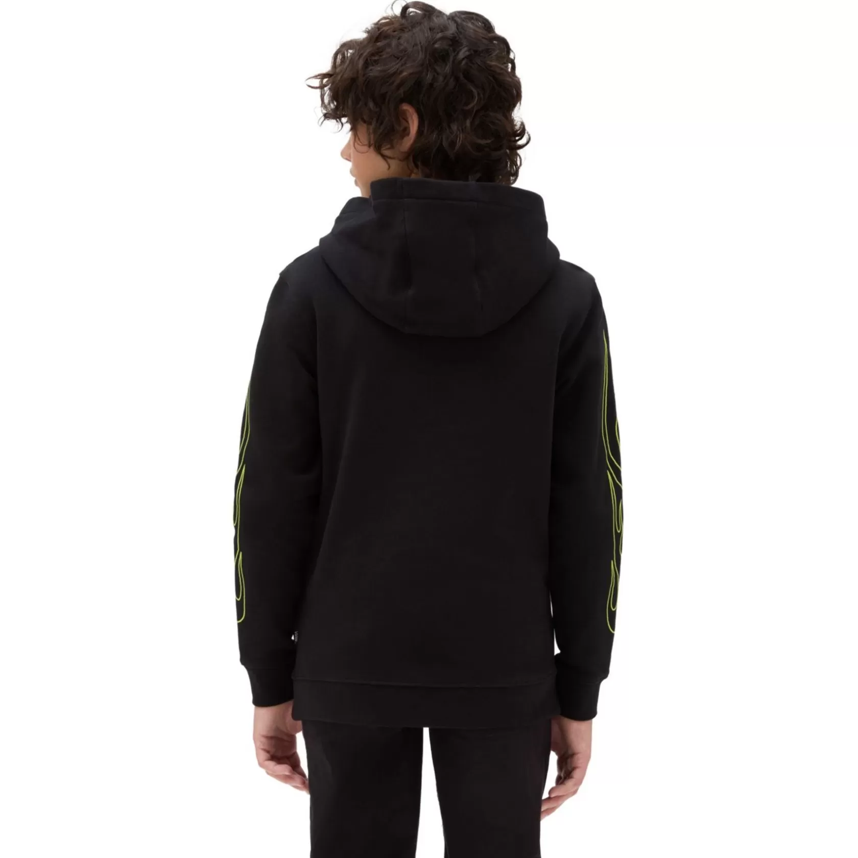 Vans Ropa Para Chicos (8-14 Años)<Sudadera Sin Cierre Con Capucha De Niños Neon Flames (8-14 Anos) Negro
