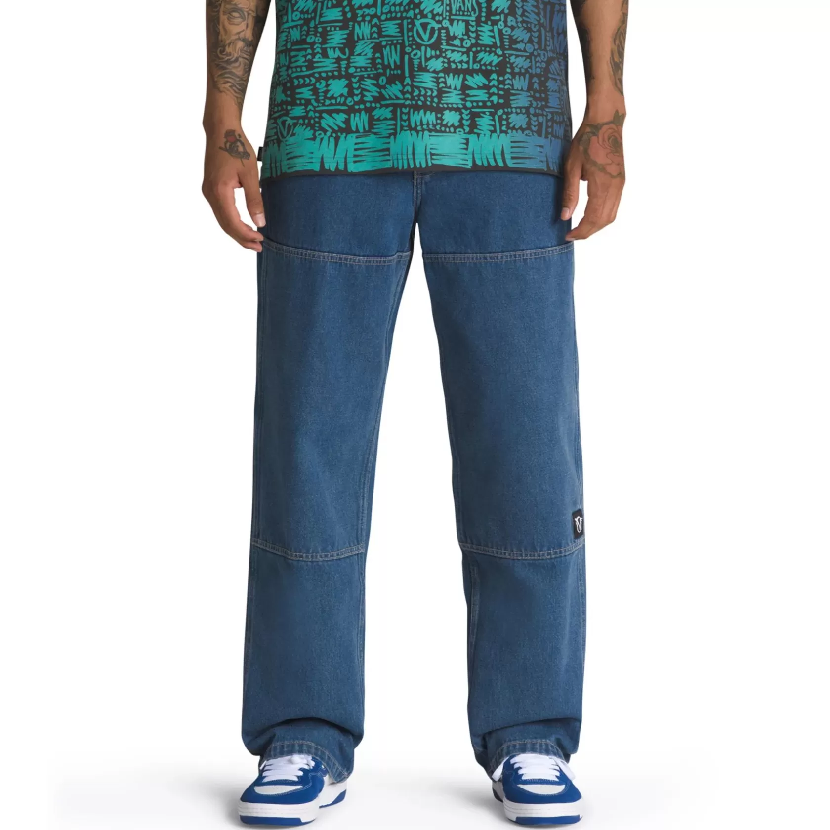 Vans Pantalones Y Vaqueros<Vaqueros De Corte Holgado Y Estilo Carpintero Drill Chore Rowan Zorrilla Azul