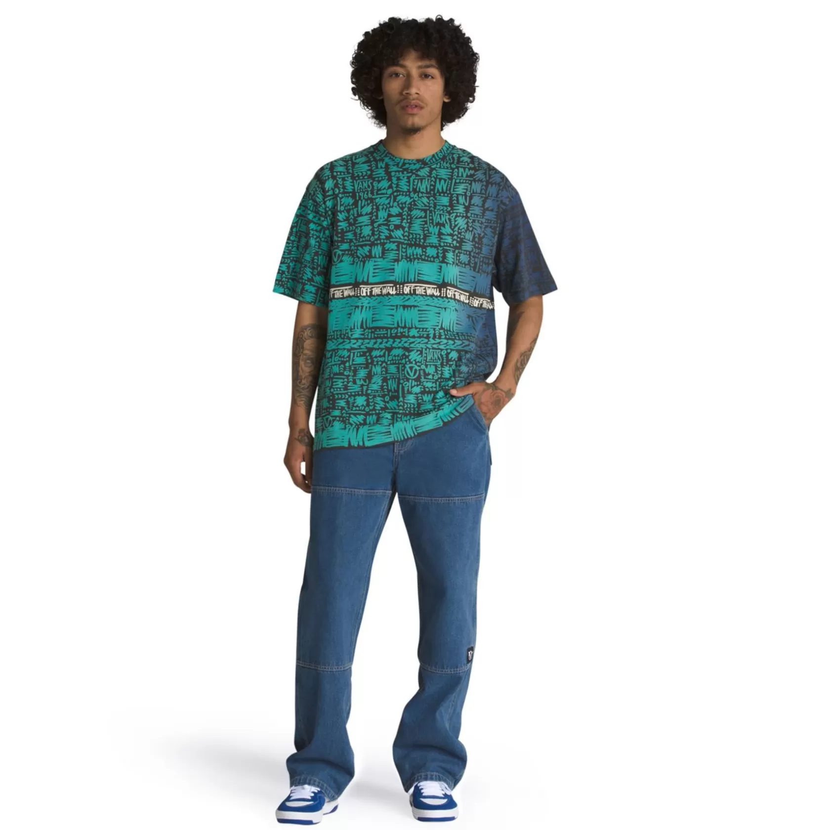 Vans Pantalones Y Vaqueros<Vaqueros De Corte Holgado Y Estilo Carpintero Drill Chore Rowan Zorrilla Azul