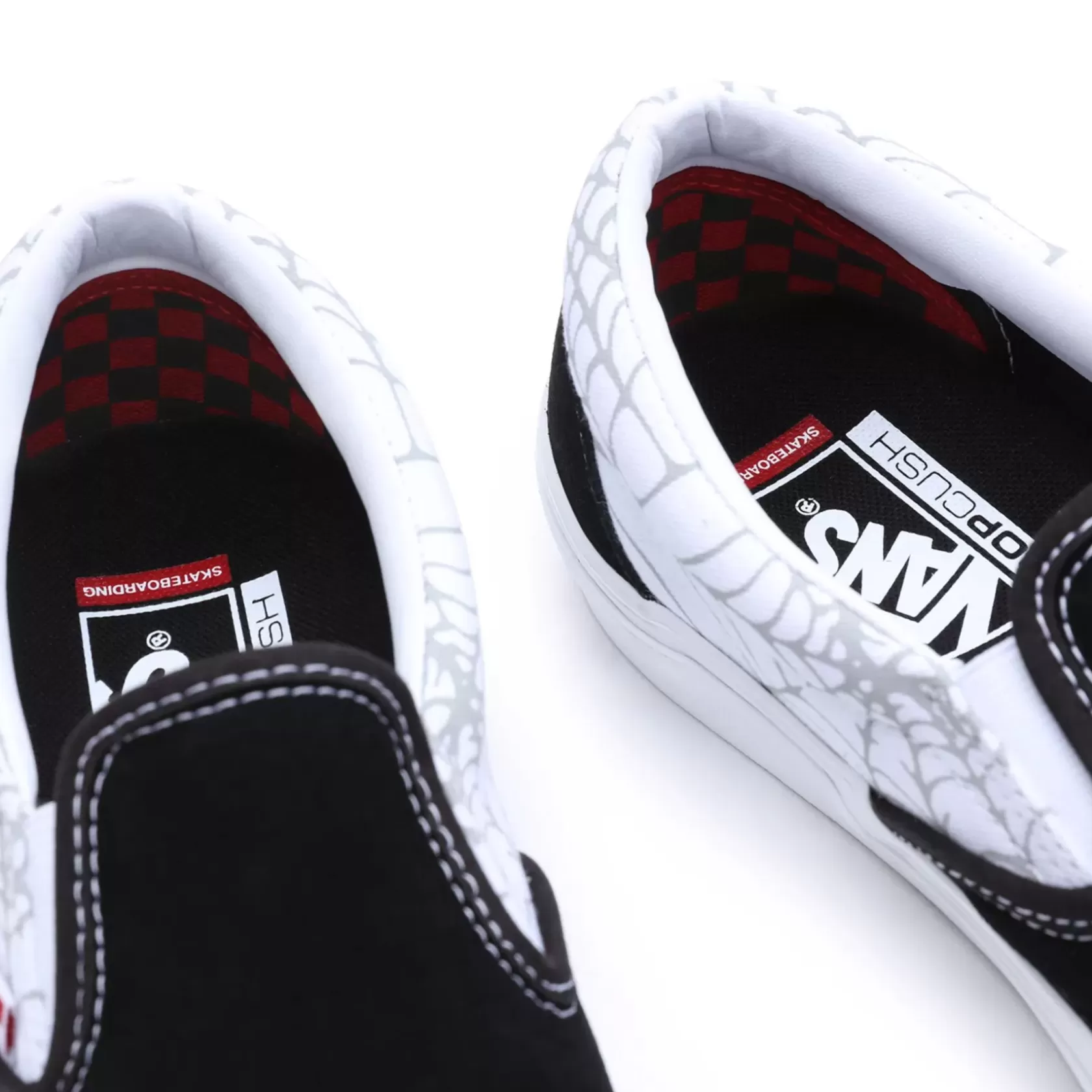 Vans Zapatillas Skate<Zapatillas Black Widow Spider Sin Cordones Slip-On Negro