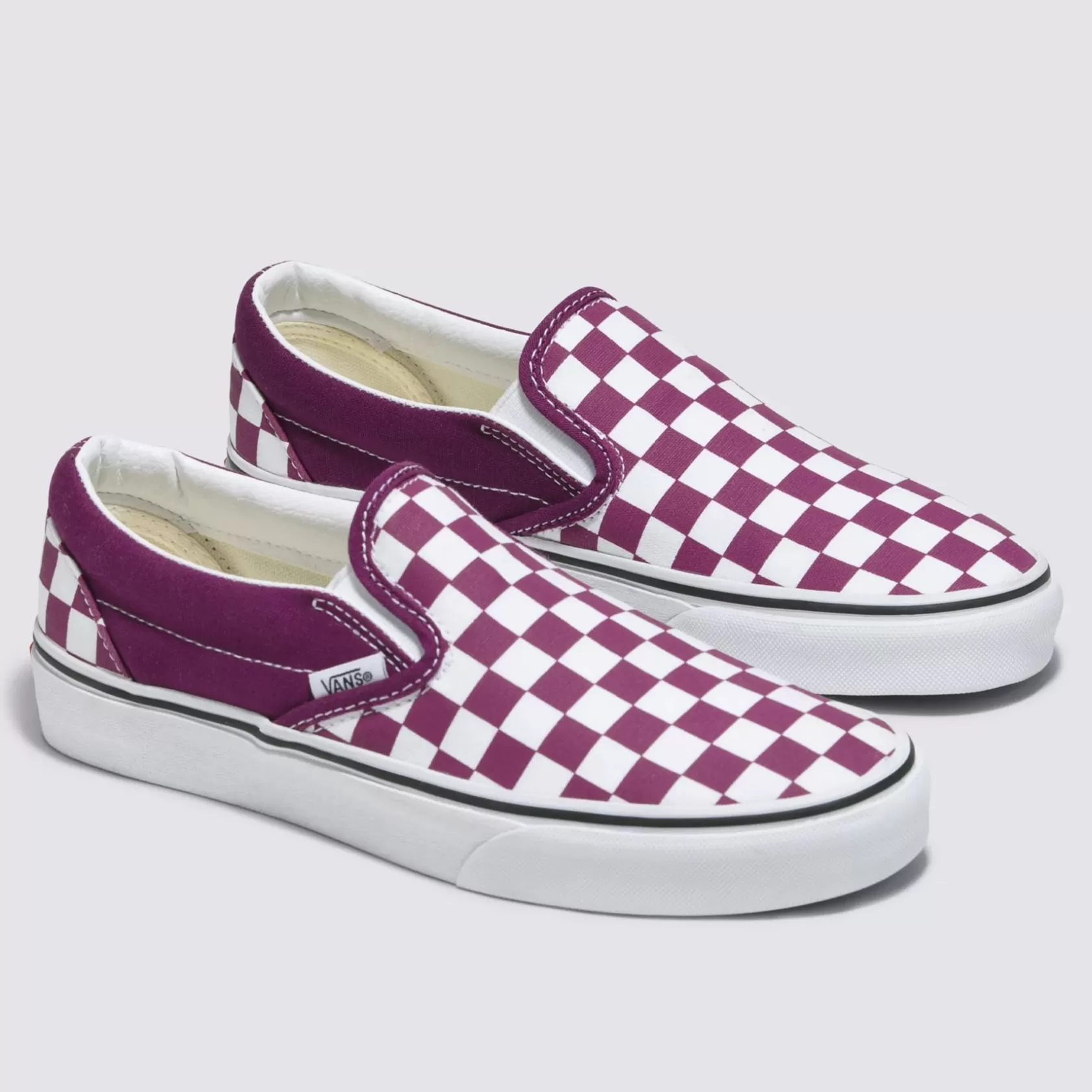 Vans Classics<Zapatillas Checkerboard Color Theory Classic Slip-On Purpura