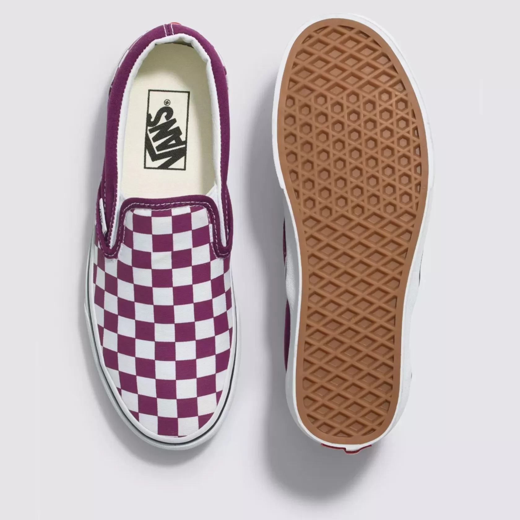 Vans Classics<Zapatillas Checkerboard Color Theory Classic Slip-On Purpura