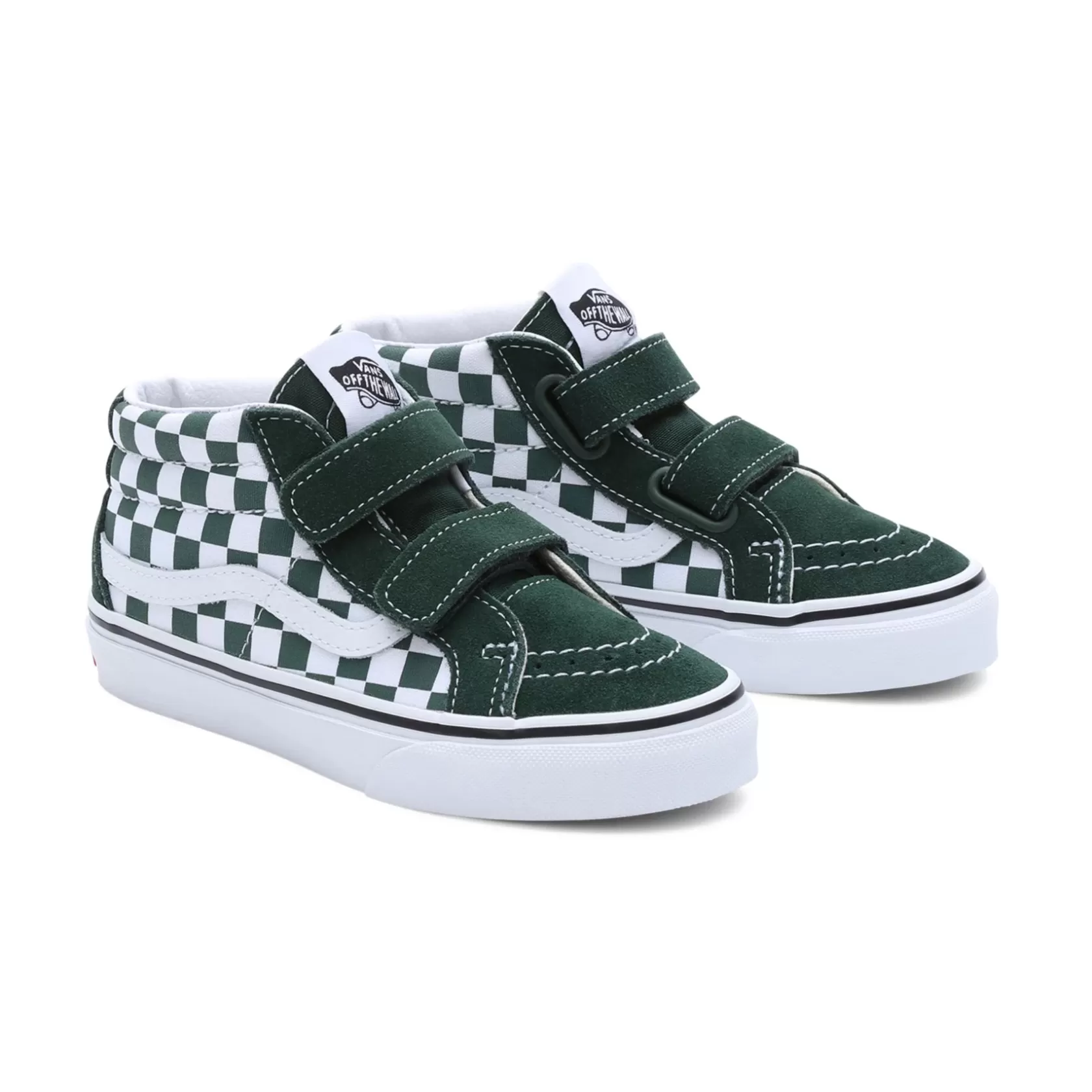 Vans Easy On, Easy Off<Zapatillas Con Cierre Adherente Checkerboard Sk8-Mid Reissue De Niños (4-8 Anos) Verde