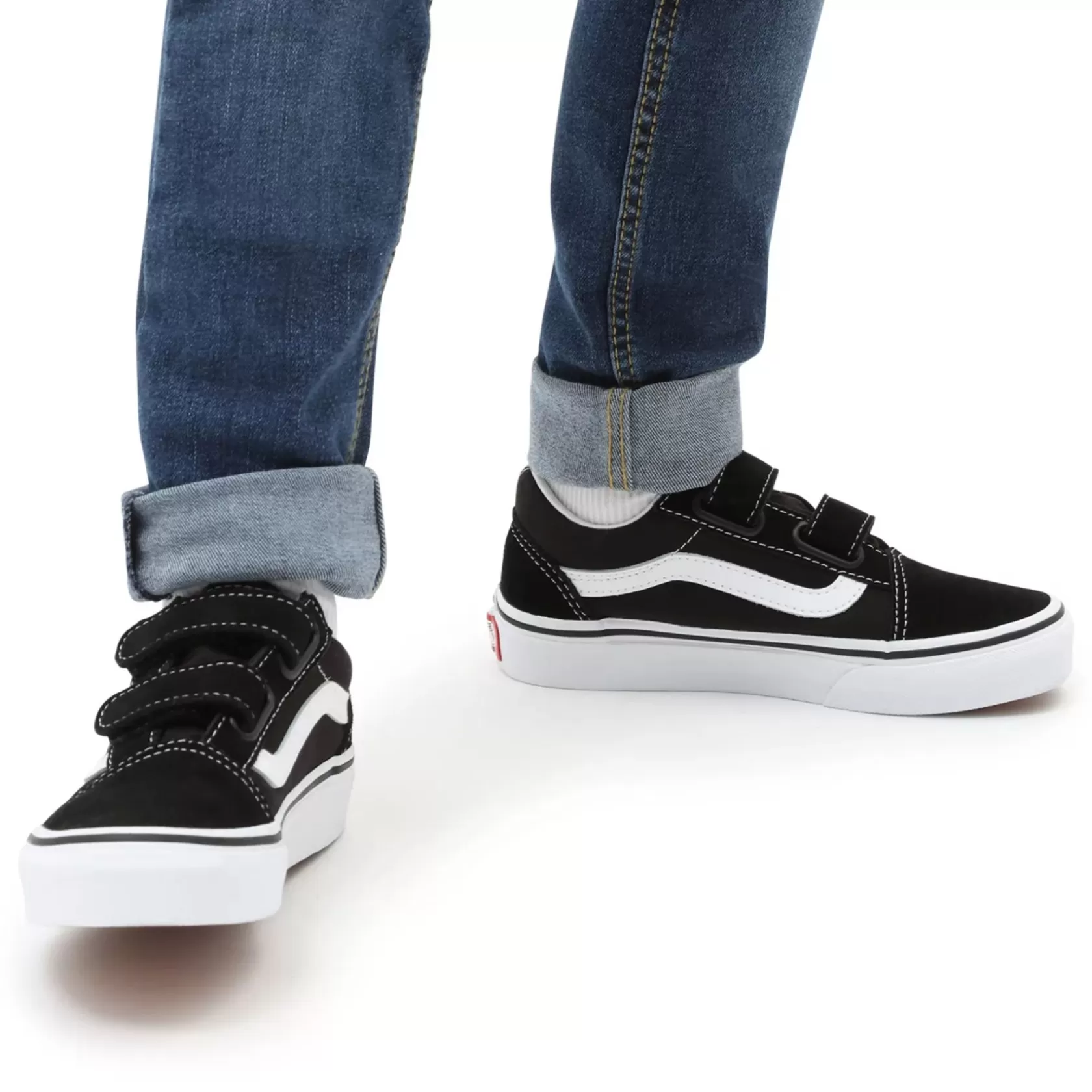 Vans Classics<Zapatillas Con Cierre Adherente Junior Old Skool (4-8 Anos) Negro