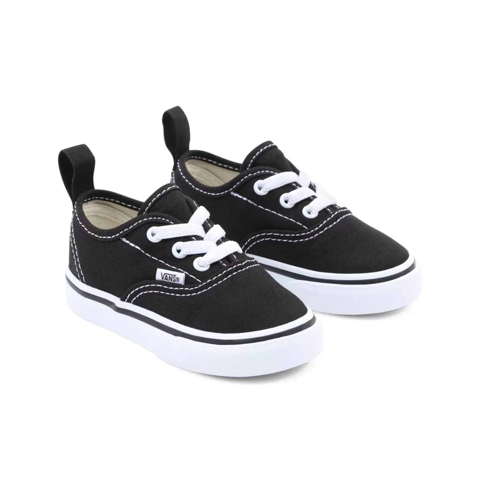 Vans Easy On, Easy Off<Zapatillas De Bebe Authentic Con Cordones Elasticos (1-4 Anos) Negro