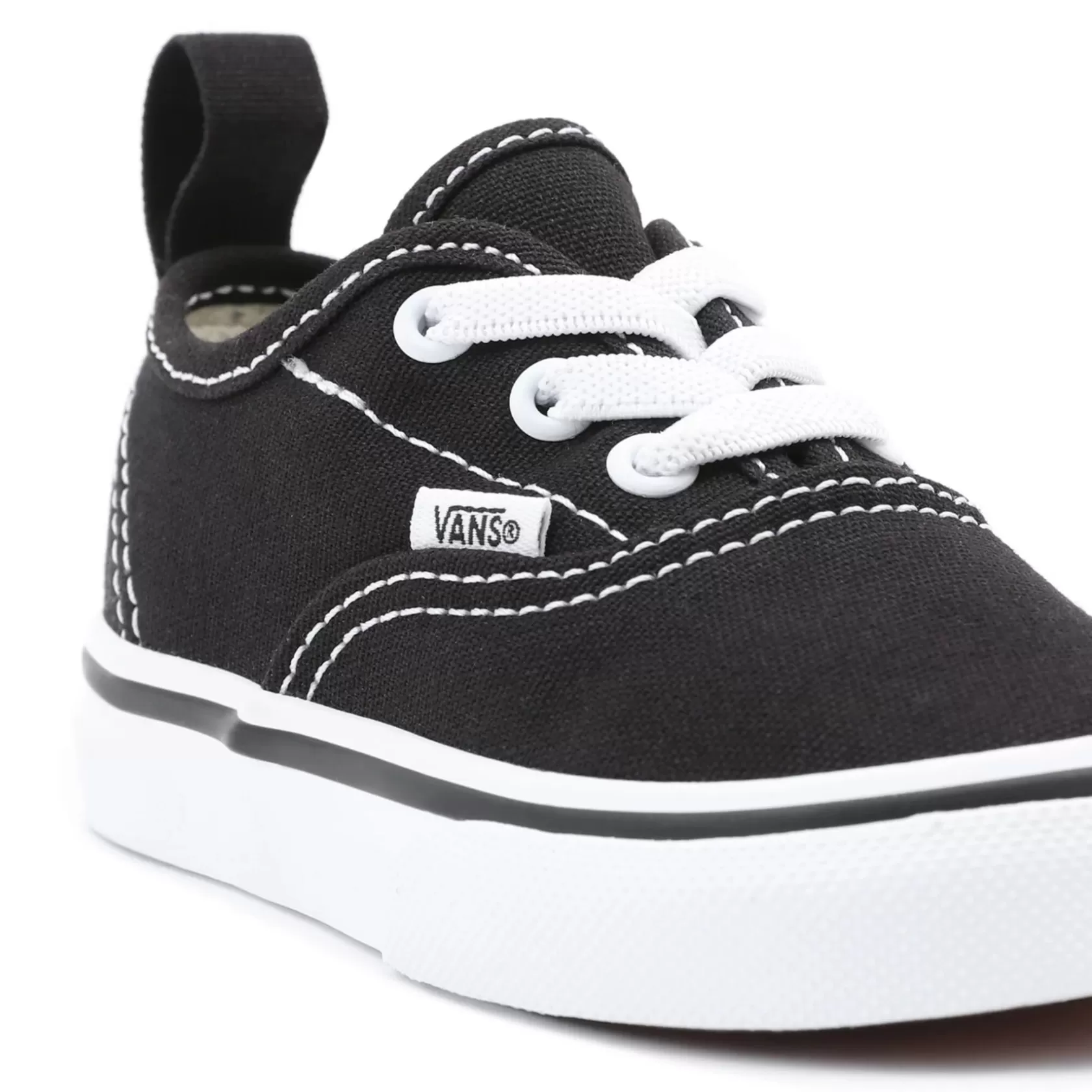 Vans Easy On, Easy Off<Zapatillas De Bebe Authentic Con Cordones Elasticos (1-4 Anos) Negro