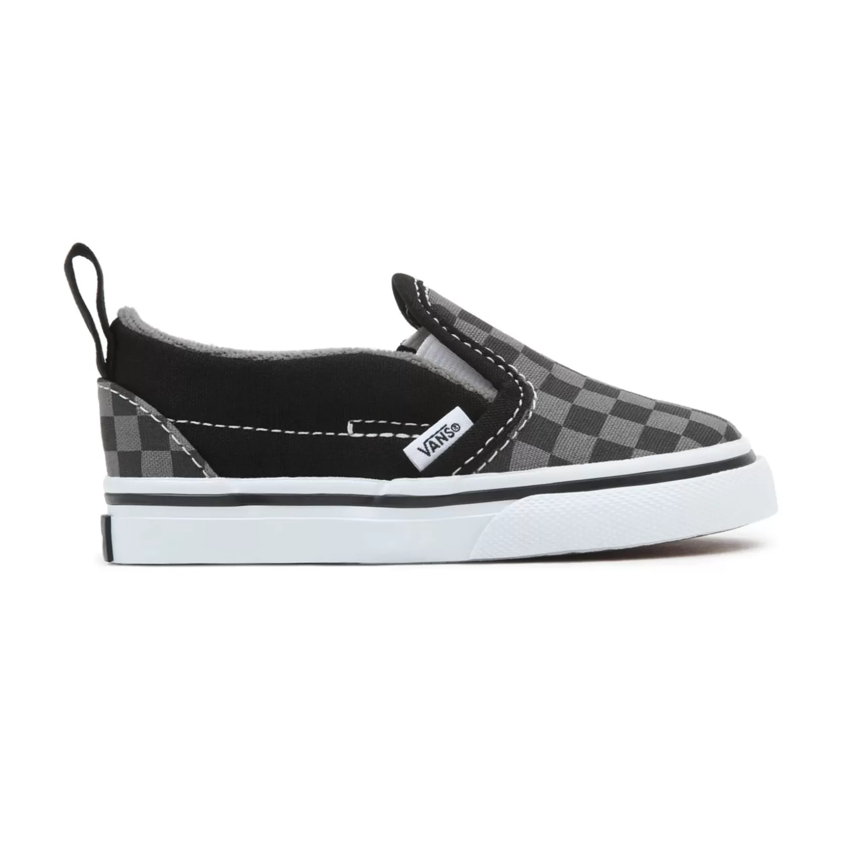 Vans Zapatillas Niño (1-4 Años)<Zapatillas De Bebe Con Cierre Adherente Checkerboard Slip-On Con (1-4 Anos) Negro, Gris