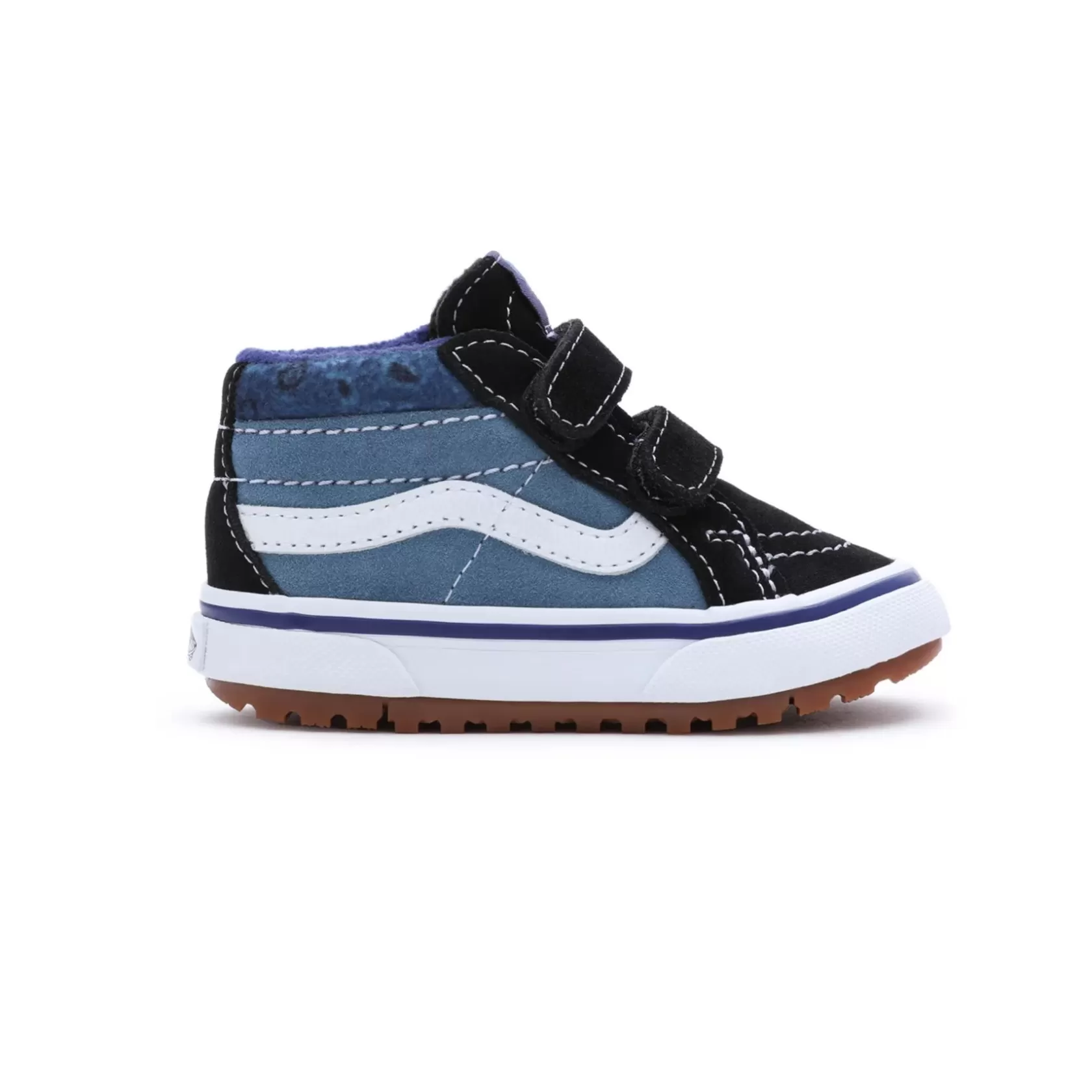 Vans Zapatillas Niño (1-4 Años)<Zapatillas De Bebe Con Cierre Adherente Paisley Sk8-Mid Reissue Mte-1 (1-4 Anos) Azul, Negro