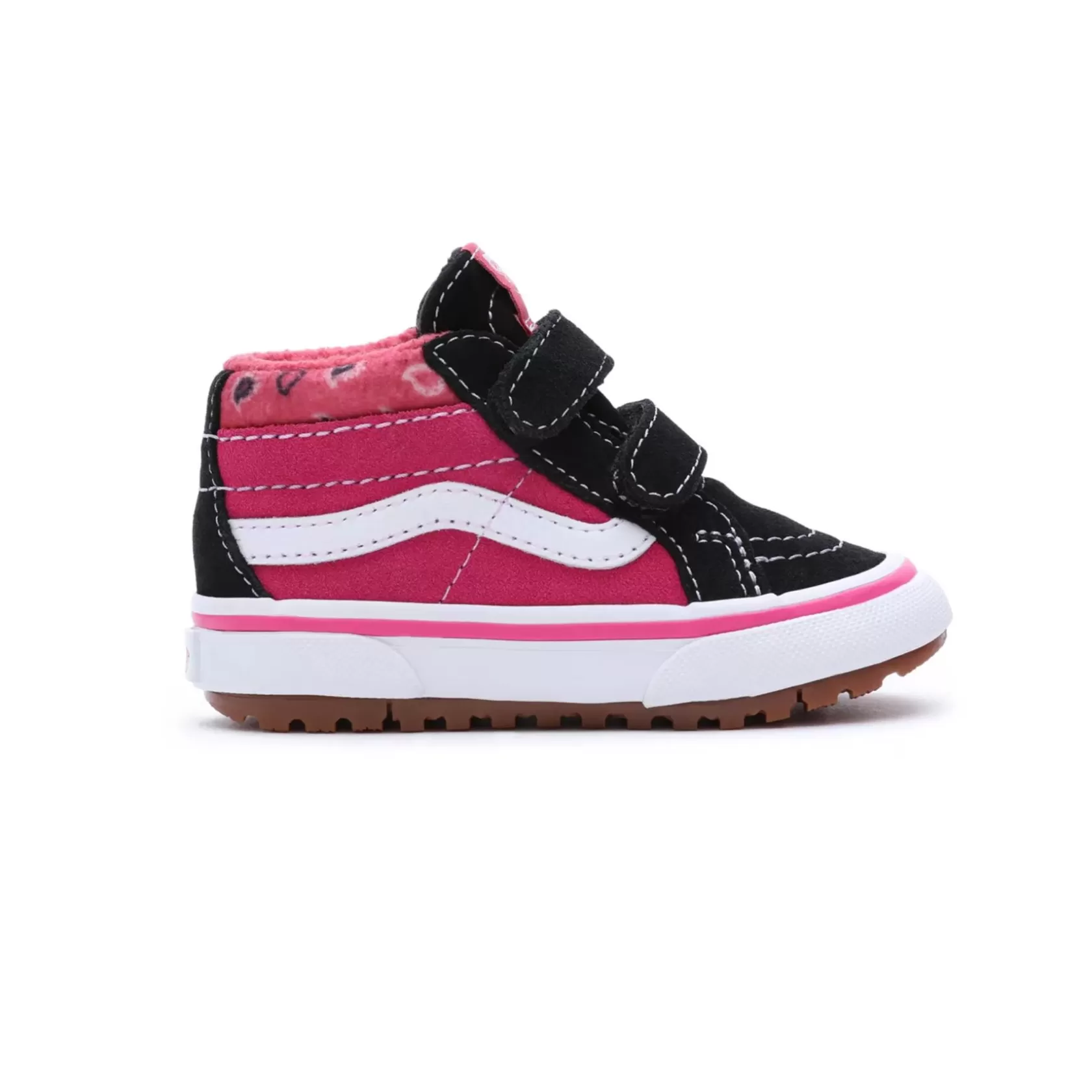 Vans Zapatillas Mte<Zapatillas De Bebe Con Cierre Adherente Paisley Sk8-Mid Reissue Mte-1 (1-4 Anos) Negro, Rosa