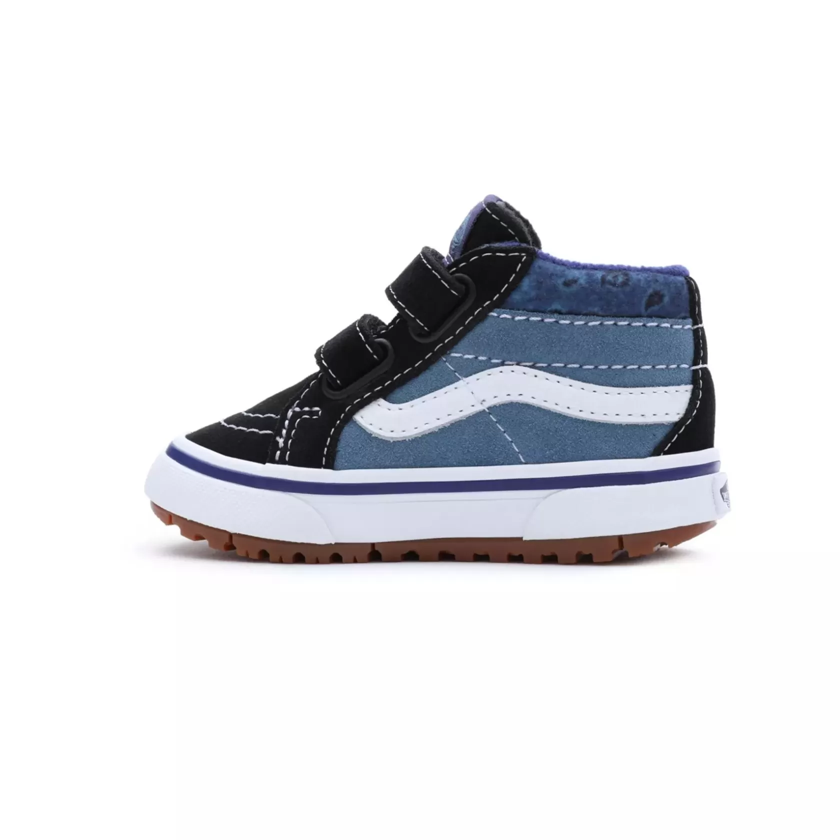Vans Zapatillas Niño (1-4 Años)<Zapatillas De Bebe Con Cierre Adherente Paisley Sk8-Mid Reissue Mte-1 (1-4 Anos) Azul, Negro