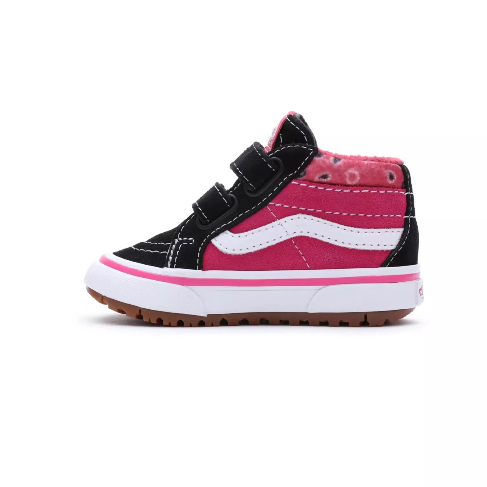 Vans Zapatillas Mte<Zapatillas De Bebe Con Cierre Adherente Paisley Sk8-Mid Reissue Mte-1 (1-4 Anos) Negro, Rosa