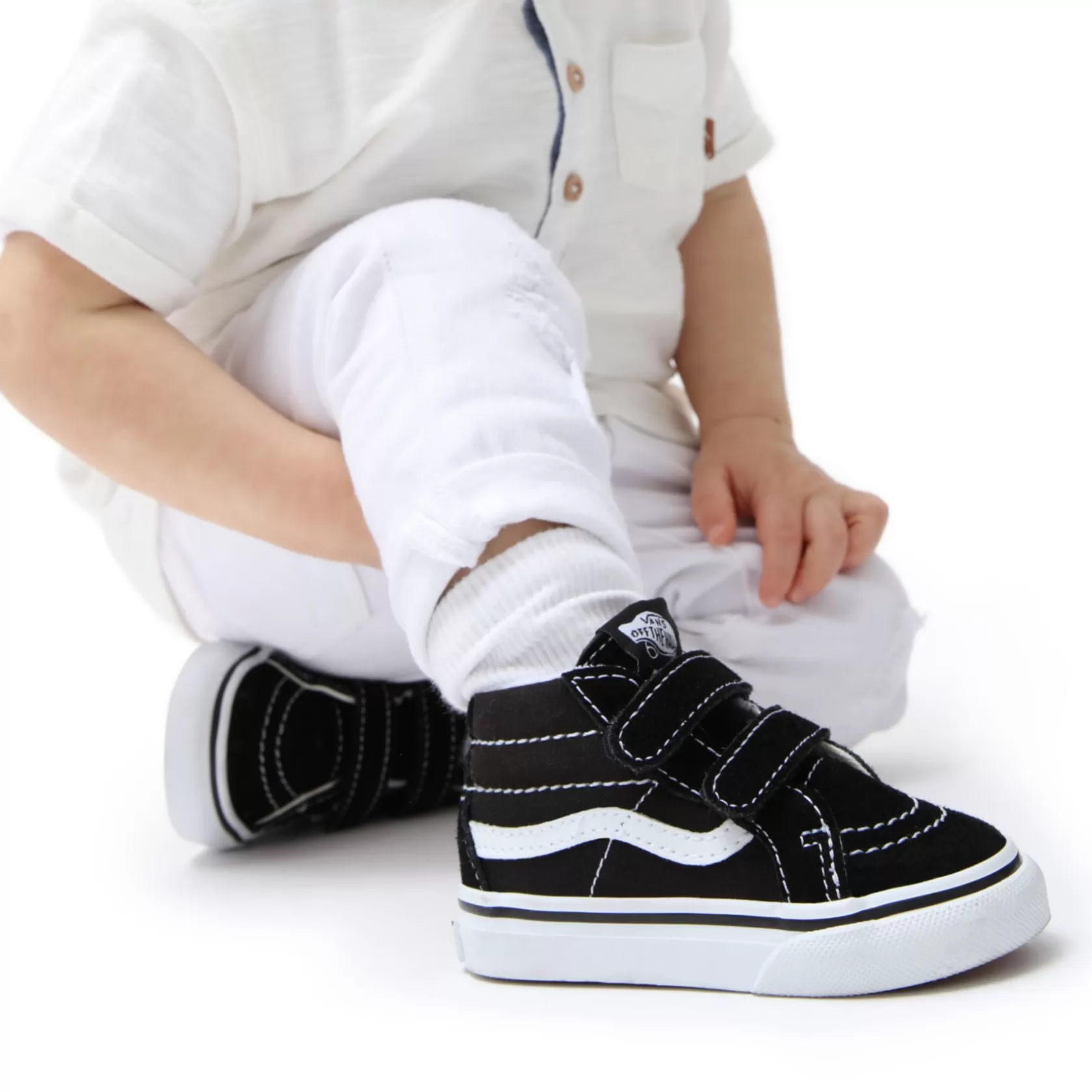 Vans Easy On, Easy Off<Zapatillas De Bebe Con Cierre Adherente Sk8-Mid Reissue (1-4 Anos) Negro