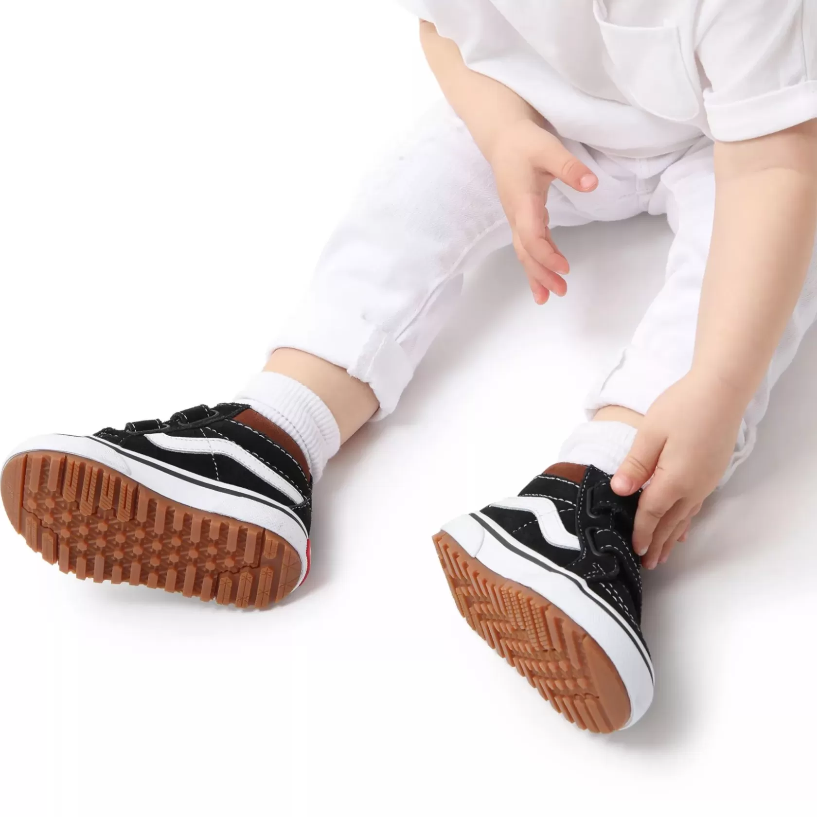 Vans Zapatillas Mte<Zapatillas De Bebe Con Cierre Adherente Sk8-Mid Reissue Mte-1 Con (1-4 Anos) Negro