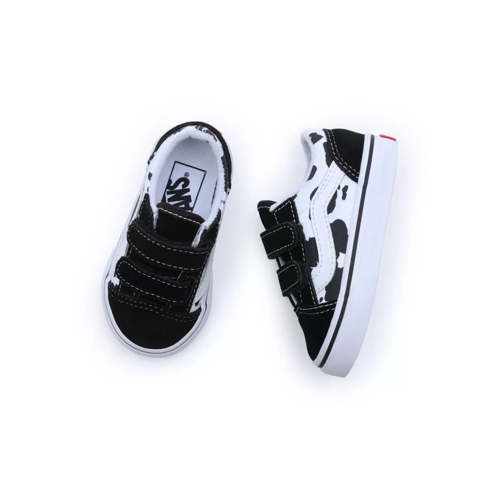 Vans Easy On, Easy Off<Zapatillas De Bebe Cow Old Skool Hook And Loop (1-4 Anos) Negro