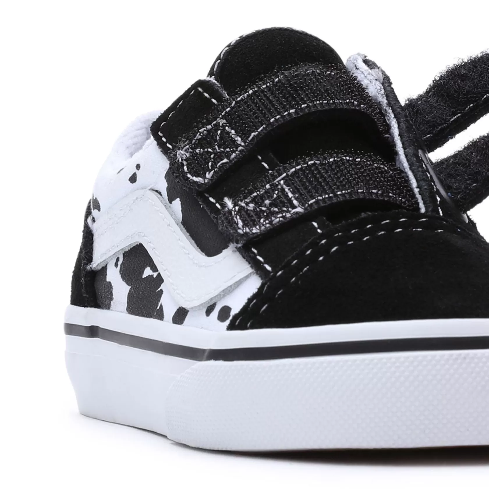 Vans Easy On, Easy Off<Zapatillas De Bebe Cow Old Skool Hook And Loop (1-4 Anos) Negro