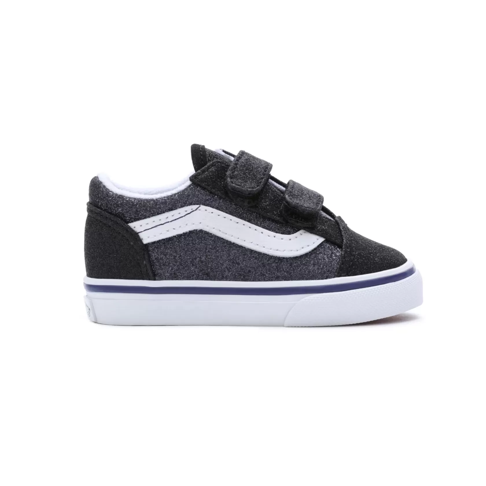 Vans Easy On, Easy Off<Zapatillas De Bebe Glitter Old Skool De Dos Tonos (1-4 Anos) Negro