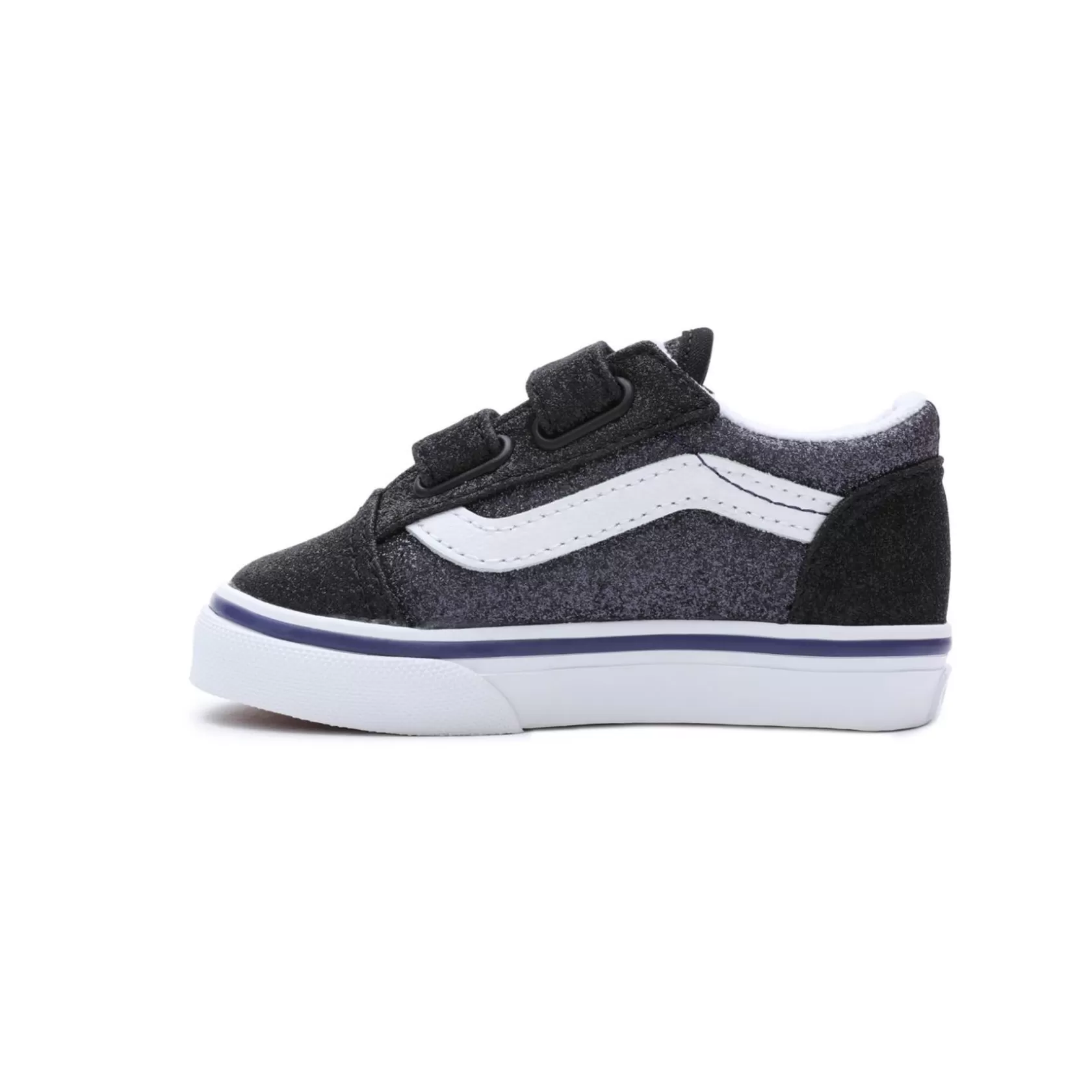 Vans Easy On, Easy Off<Zapatillas De Bebe Glitter Old Skool De Dos Tonos (1-4 Anos) Negro