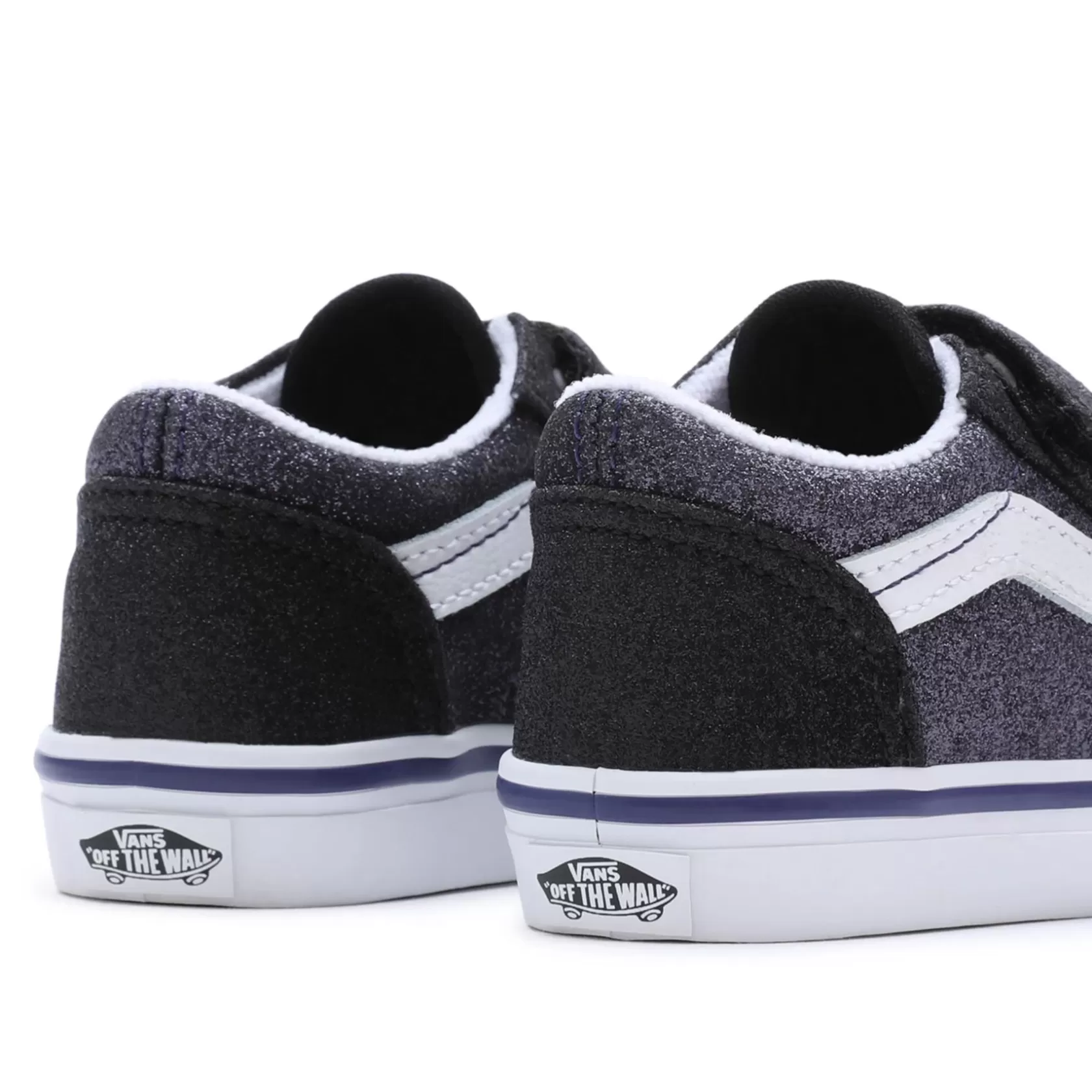 Vans Easy On, Easy Off<Zapatillas De Bebe Glitter Old Skool De Dos Tonos (1-4 Anos) Negro