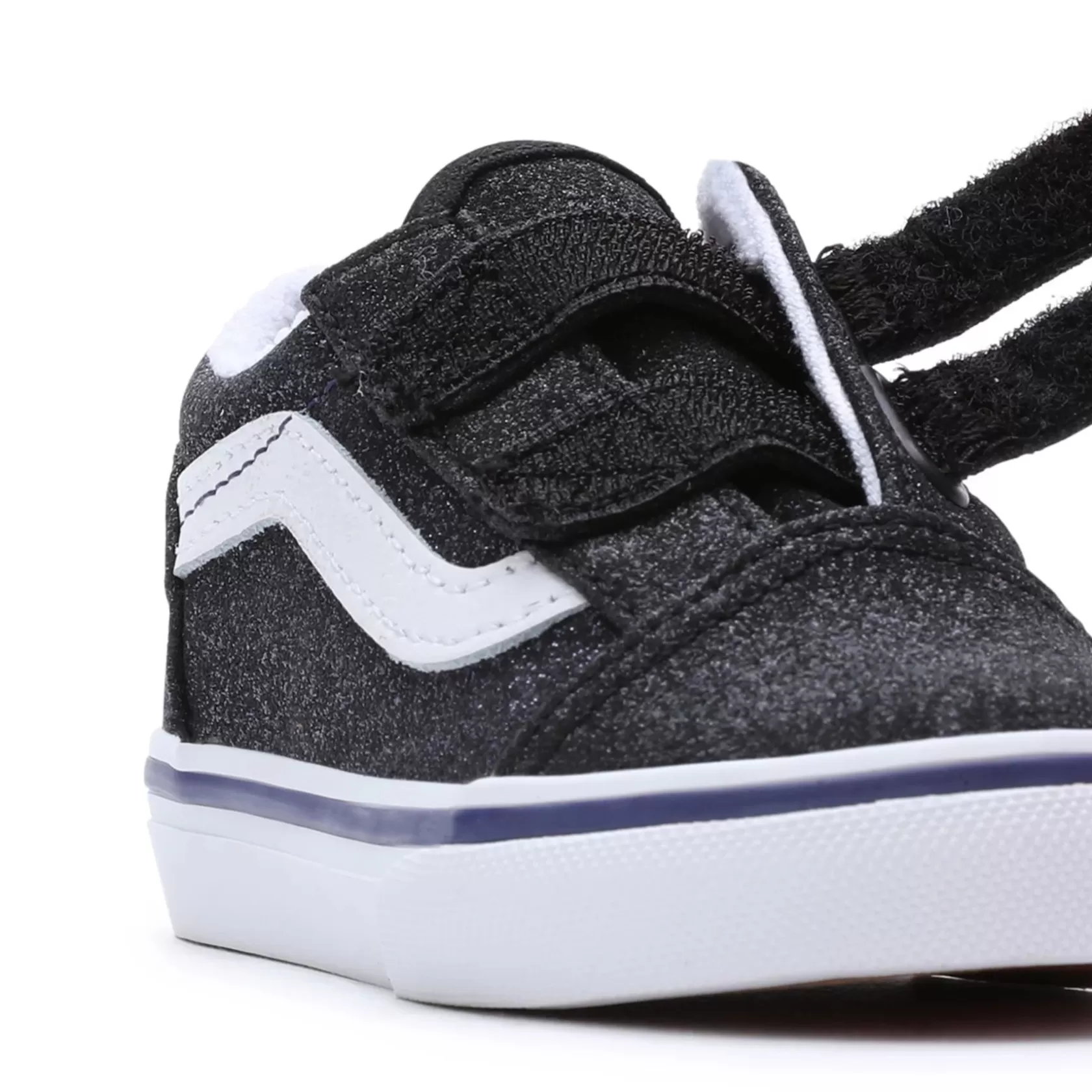 Vans Easy On, Easy Off<Zapatillas De Bebe Glitter Old Skool De Dos Tonos (1-4 Anos) Negro