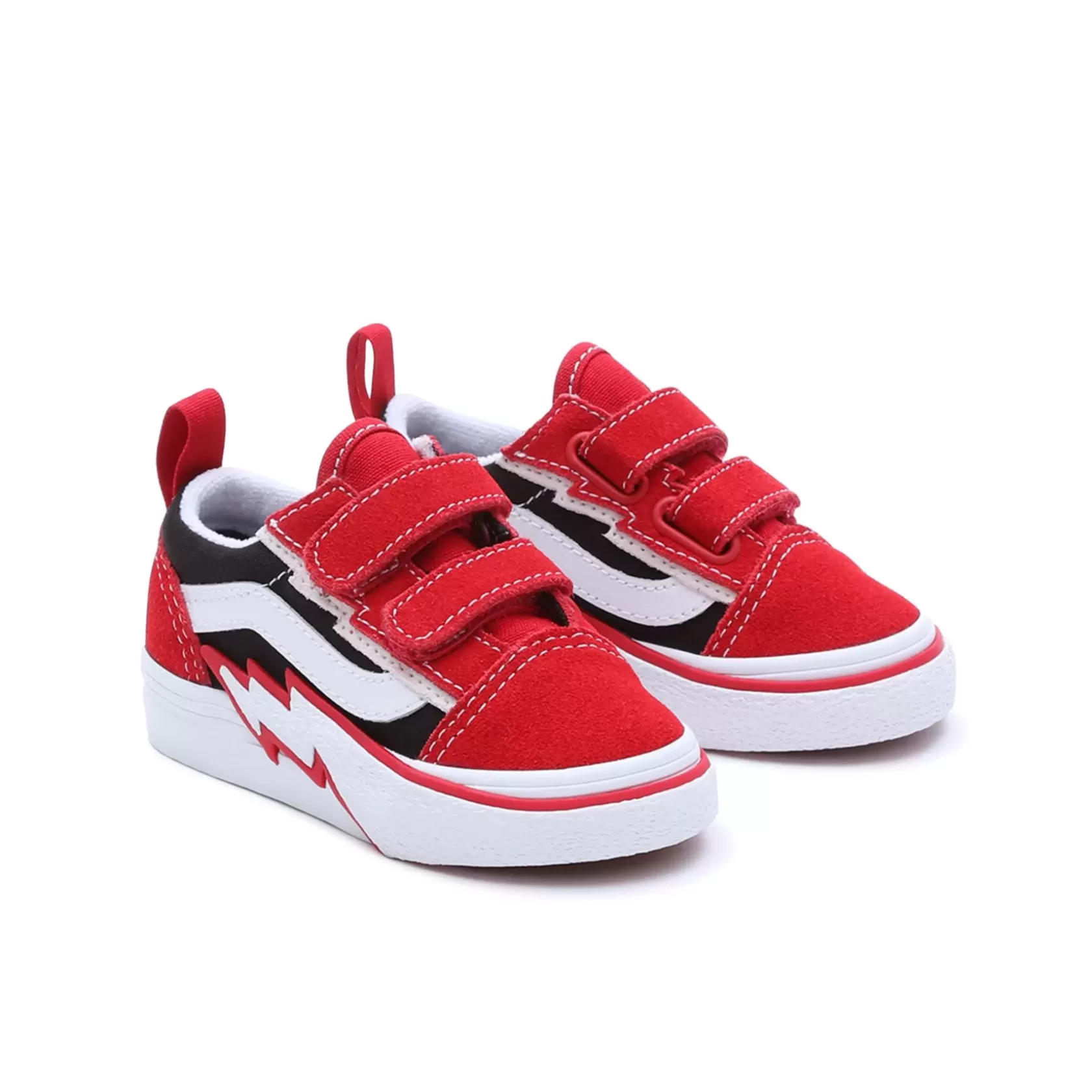 Vans Easy On, Easy Off<Zapatillas De Bebe Old Skool Bolt Hook And Loop (1-4 Anos) Rojo