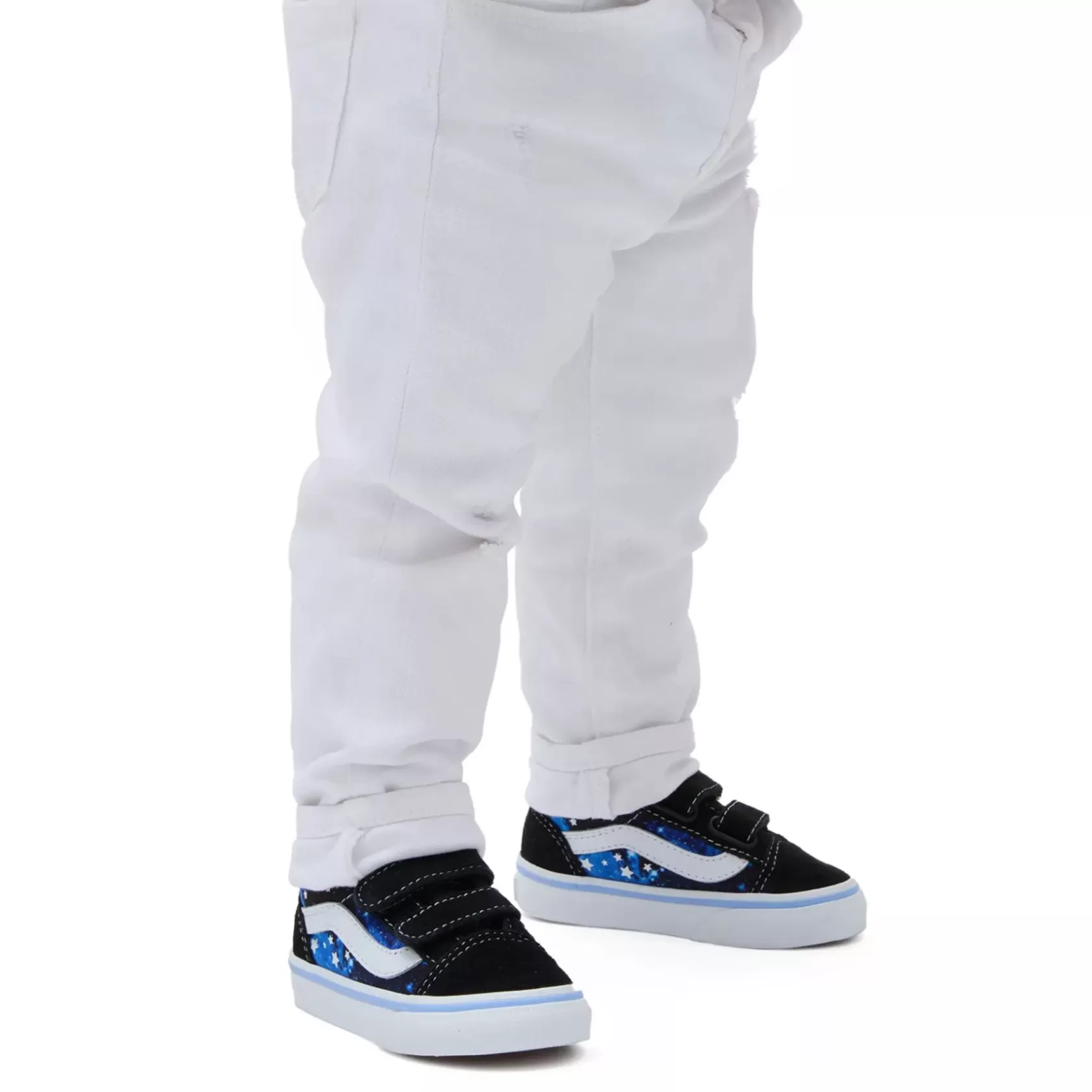 Vans Easy On, Easy Off<Zapatillas De Bebe Old Skool Con Cierre Adherente (1-4 Anos) Azul, Negro