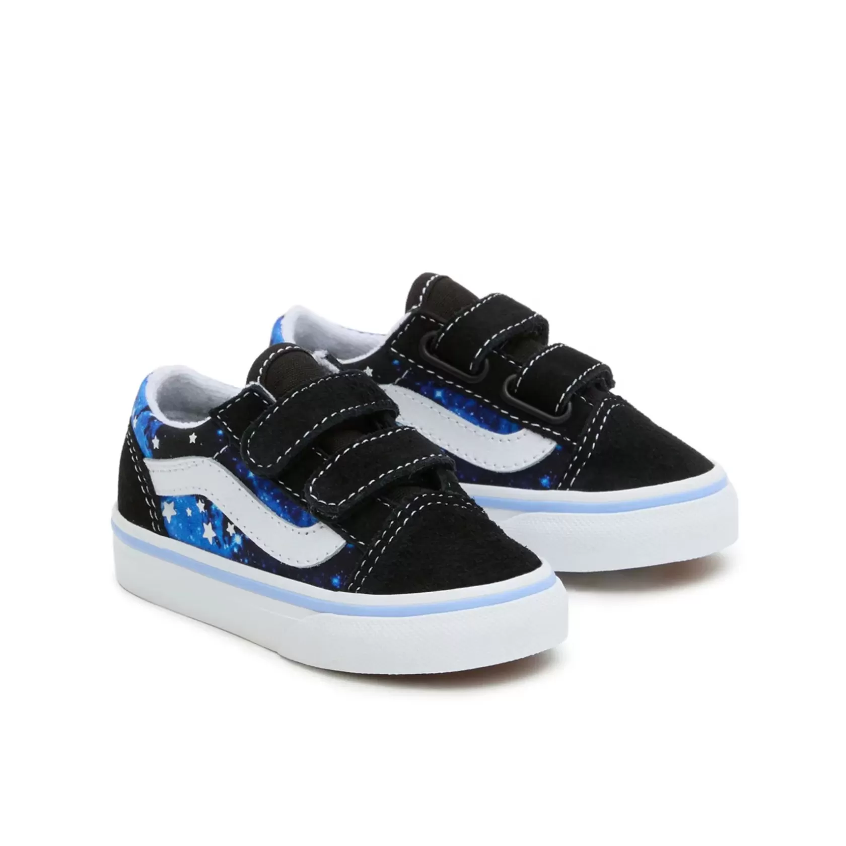 Vans Easy On, Easy Off<Zapatillas De Bebe Old Skool Con Cierre Adherente (1-4 Anos) Azul, Negro