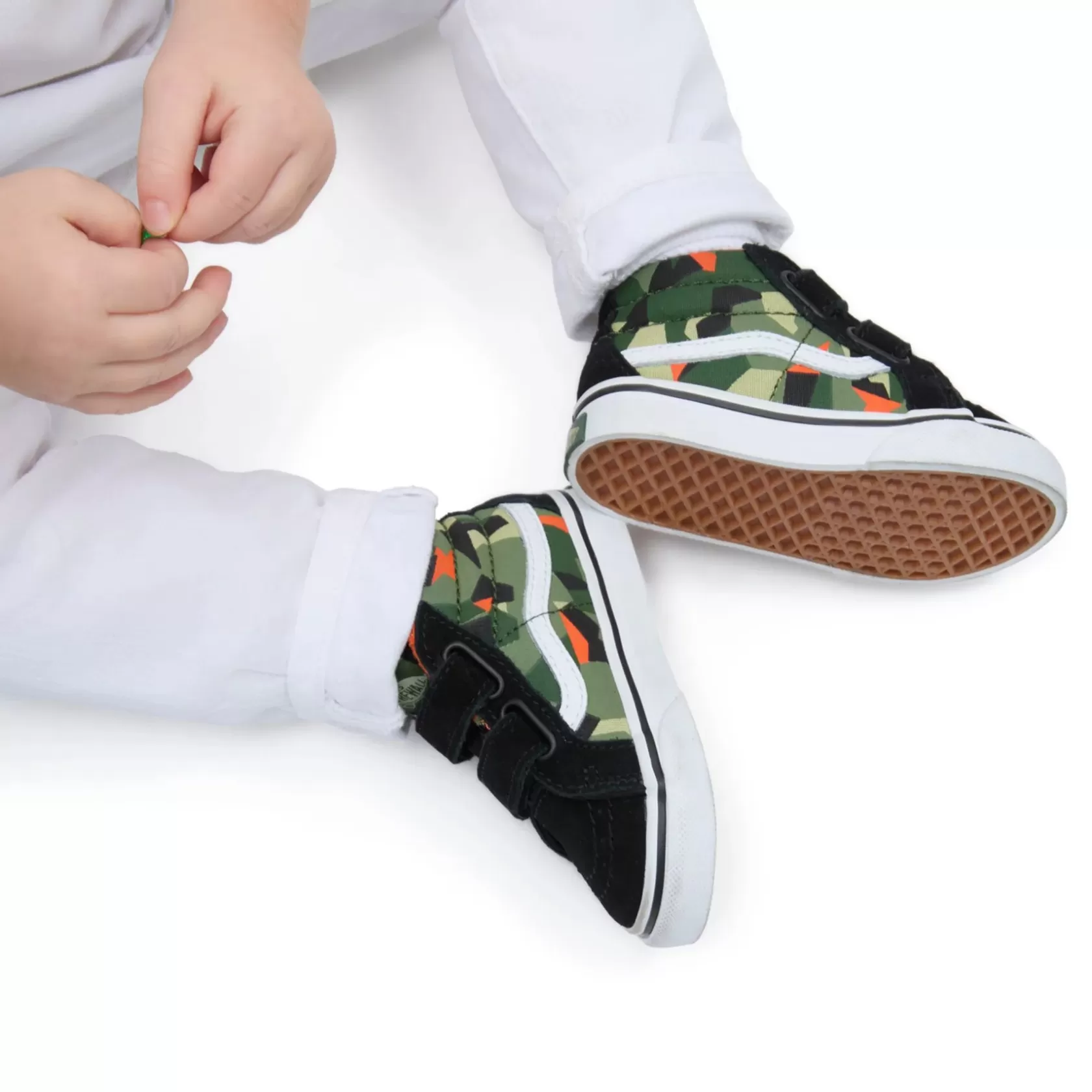 Vans Easy On, Easy Off<Zapatillas De Bebe Sk8-Mid Reissue Con Cierre Adherente (1-4 Anos) Negro
