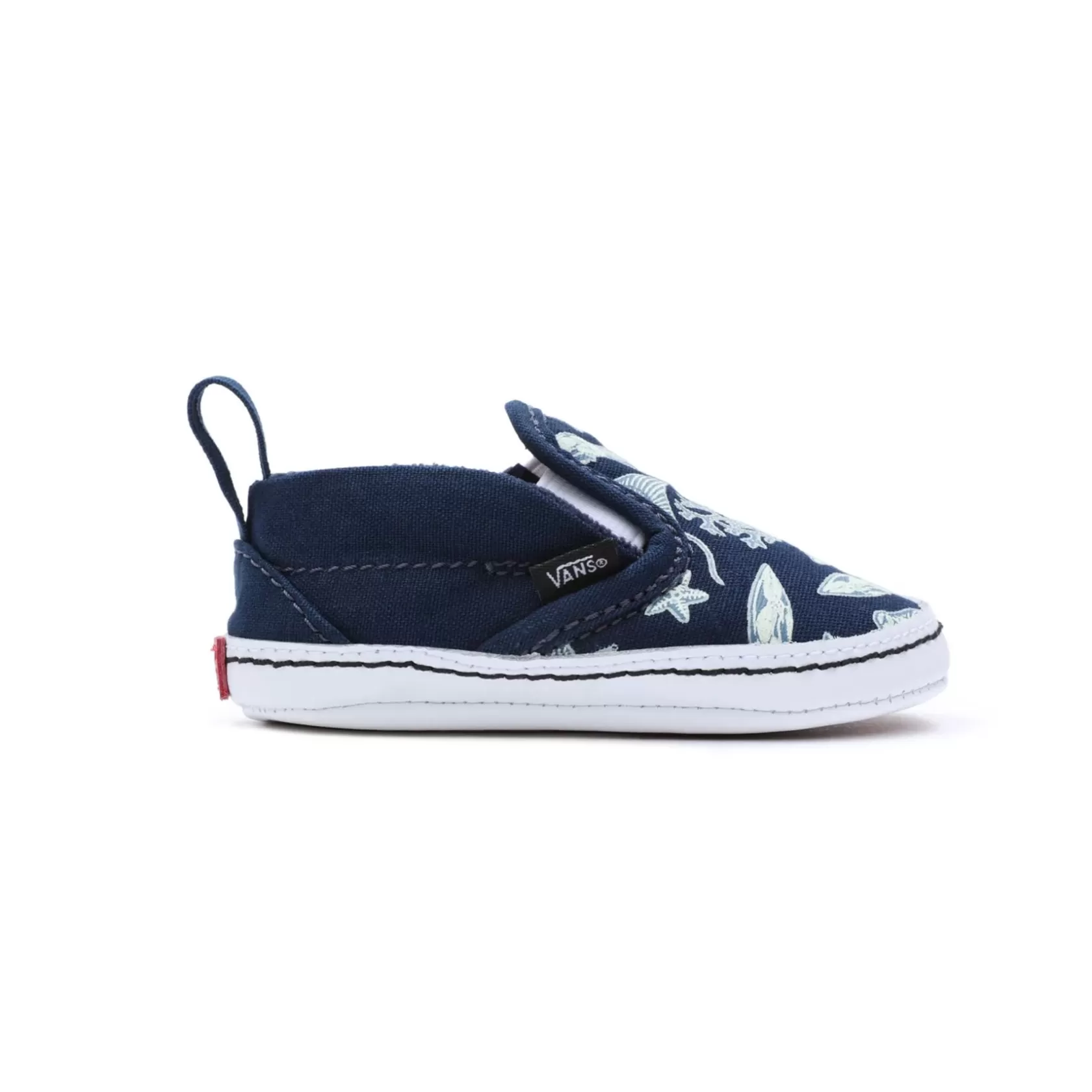 Vans Classics<Zapatillas De Bebe Slip-On Crib Con Cierre Adherente (0-1 Anos) Azul