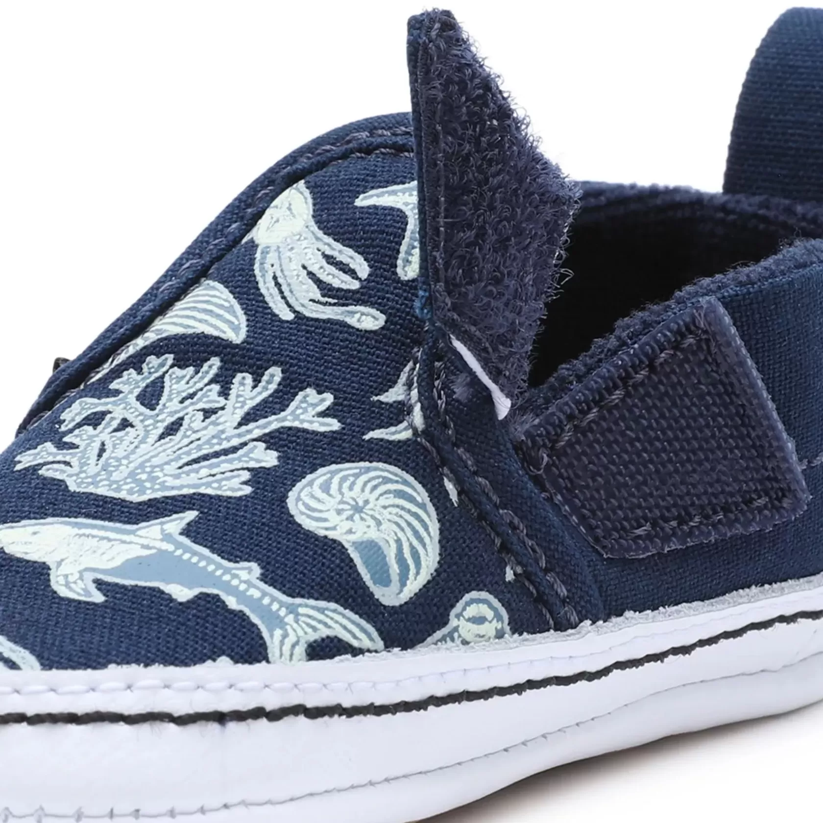 Vans Classics<Zapatillas De Bebe Slip-On Crib Con Cierre Adherente (0-1 Anos) Azul