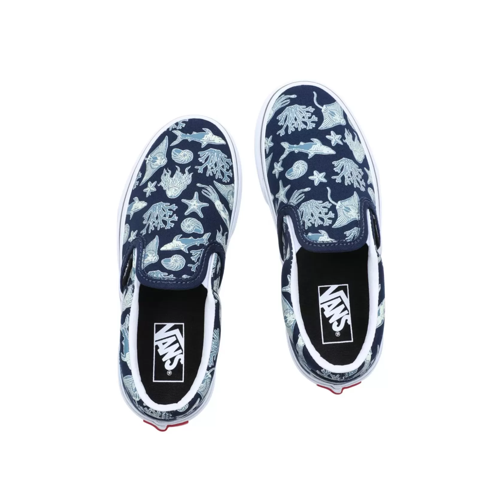 Vans Zapatillas Niño (4-8 Años)<Zapatillas De Niños Classic Slip-On Glow Xray Ocean (4-8 Anos) Azul