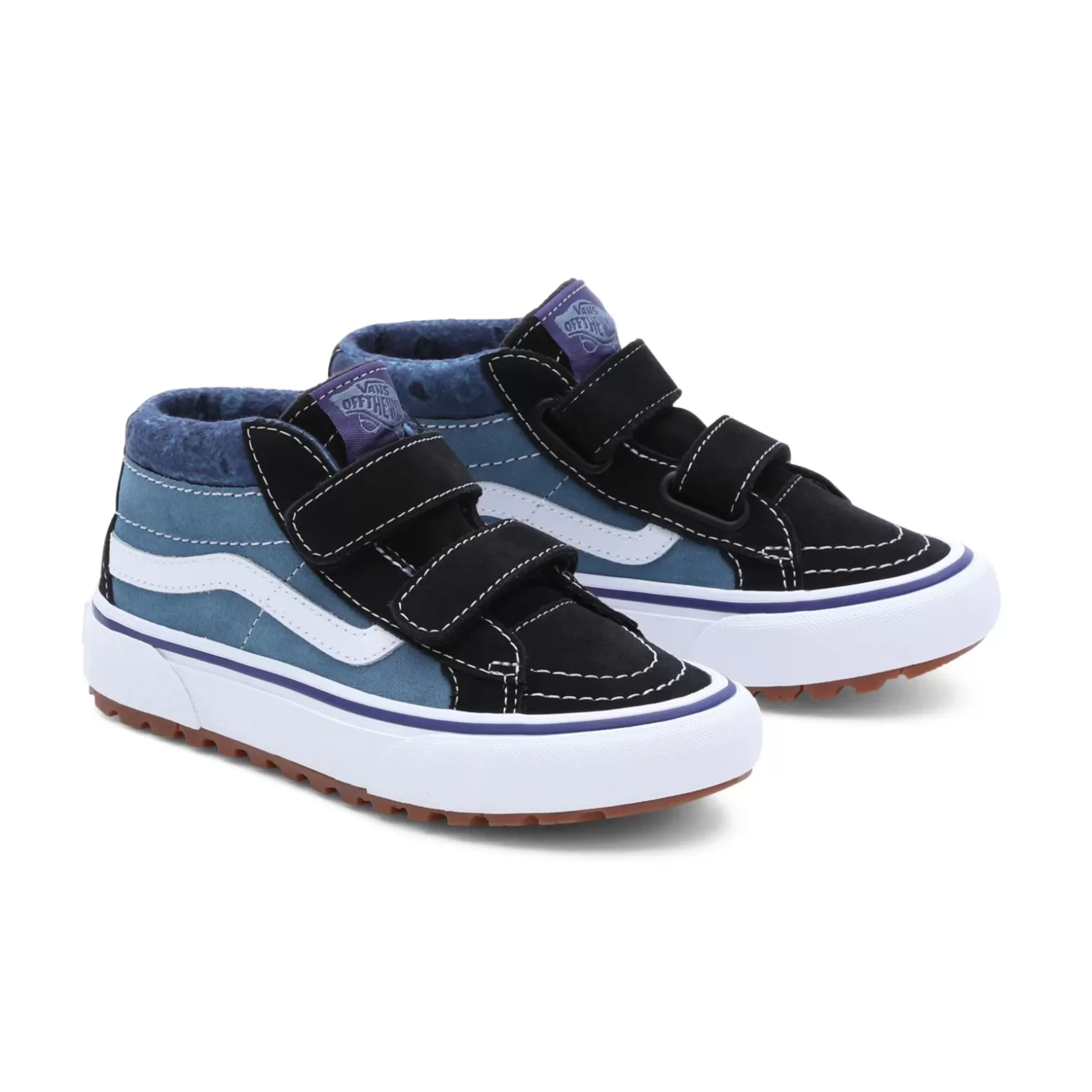 Vans Zapatillas Mte<Zapatillas De Niños Con Cierre Adherente Paisley Sk8-Mid Reissue Mte-1 (4-8 Anos) Azul, Negro