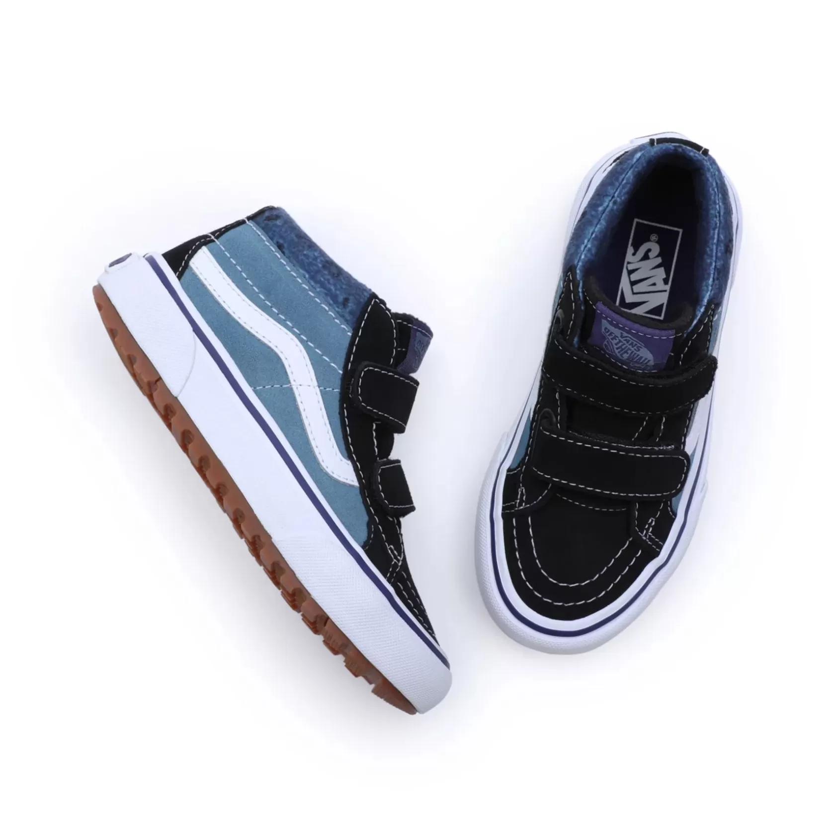 Vans Zapatillas Mte<Zapatillas De Niños Con Cierre Adherente Paisley Sk8-Mid Reissue Mte-1 (4-8 Anos) Azul, Negro