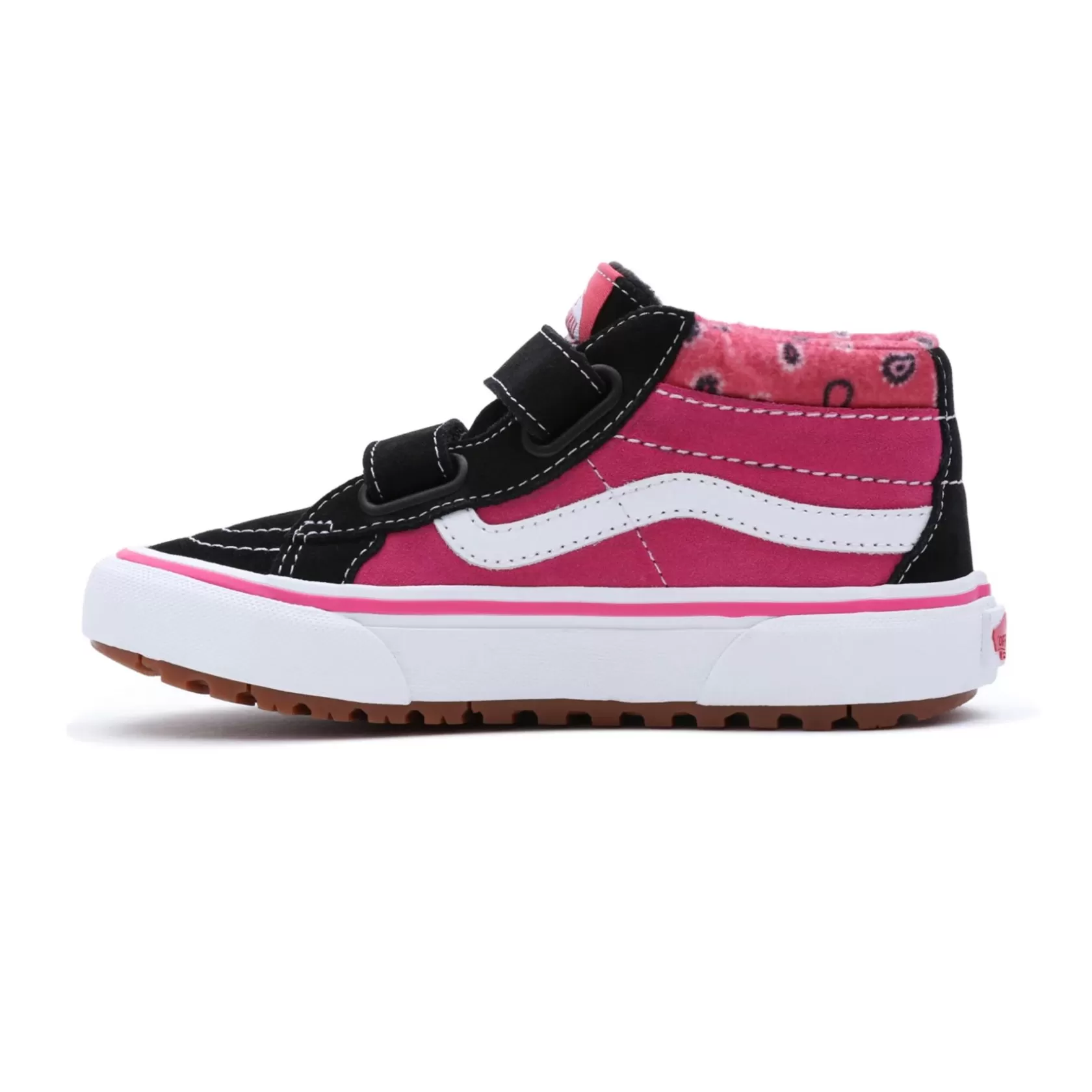 Vans Zapatillas Mte<Zapatillas De Niños Con Cierre Adherente Paisley Sk8-Mid Reissue Mte-1 (4-8 Anos) Negro, Rosa