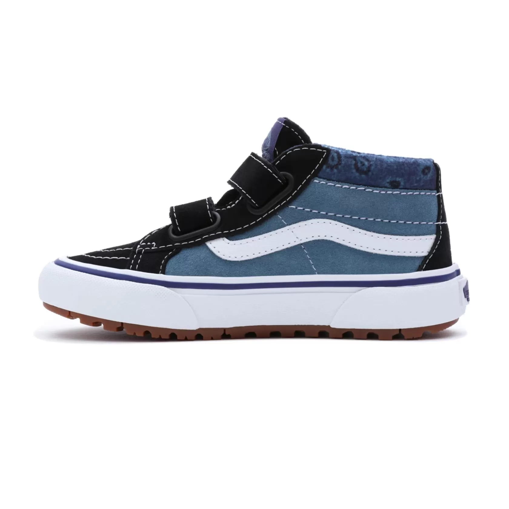 Vans Zapatillas Mte<Zapatillas De Niños Con Cierre Adherente Paisley Sk8-Mid Reissue Mte-1 (4-8 Anos) Azul, Negro
