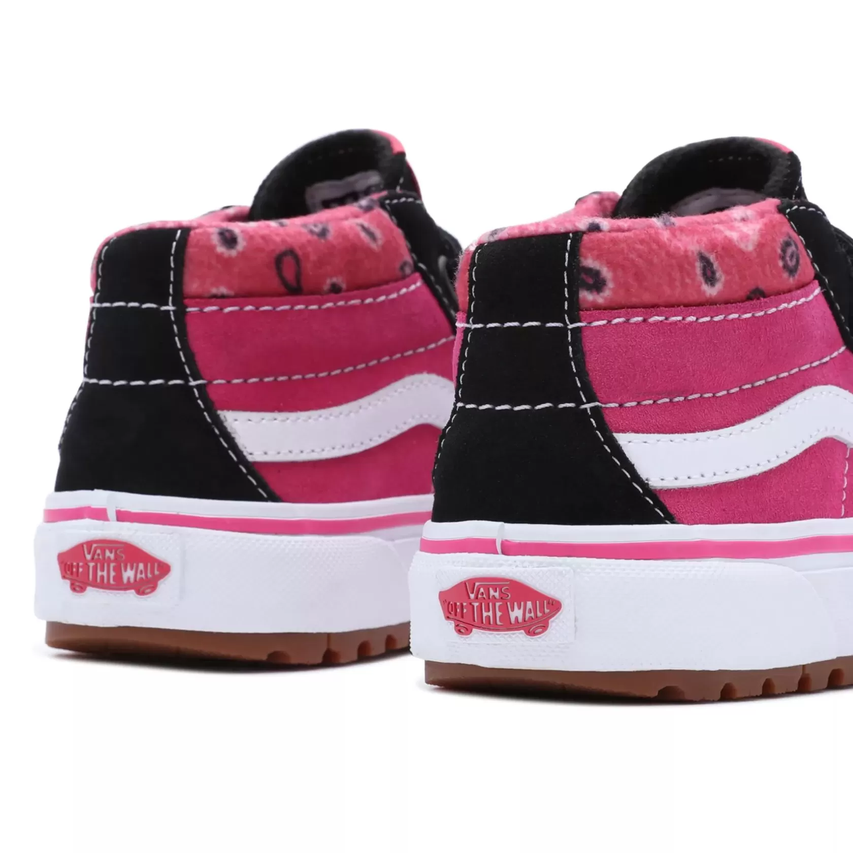 Vans Zapatillas Mte<Zapatillas De Niños Con Cierre Adherente Paisley Sk8-Mid Reissue Mte-1 (4-8 Anos) Negro, Rosa