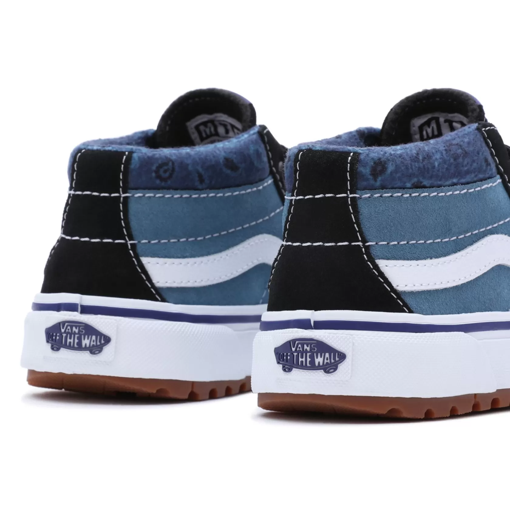 Vans Zapatillas Mte<Zapatillas De Niños Con Cierre Adherente Paisley Sk8-Mid Reissue Mte-1 (4-8 Anos) Azul, Negro