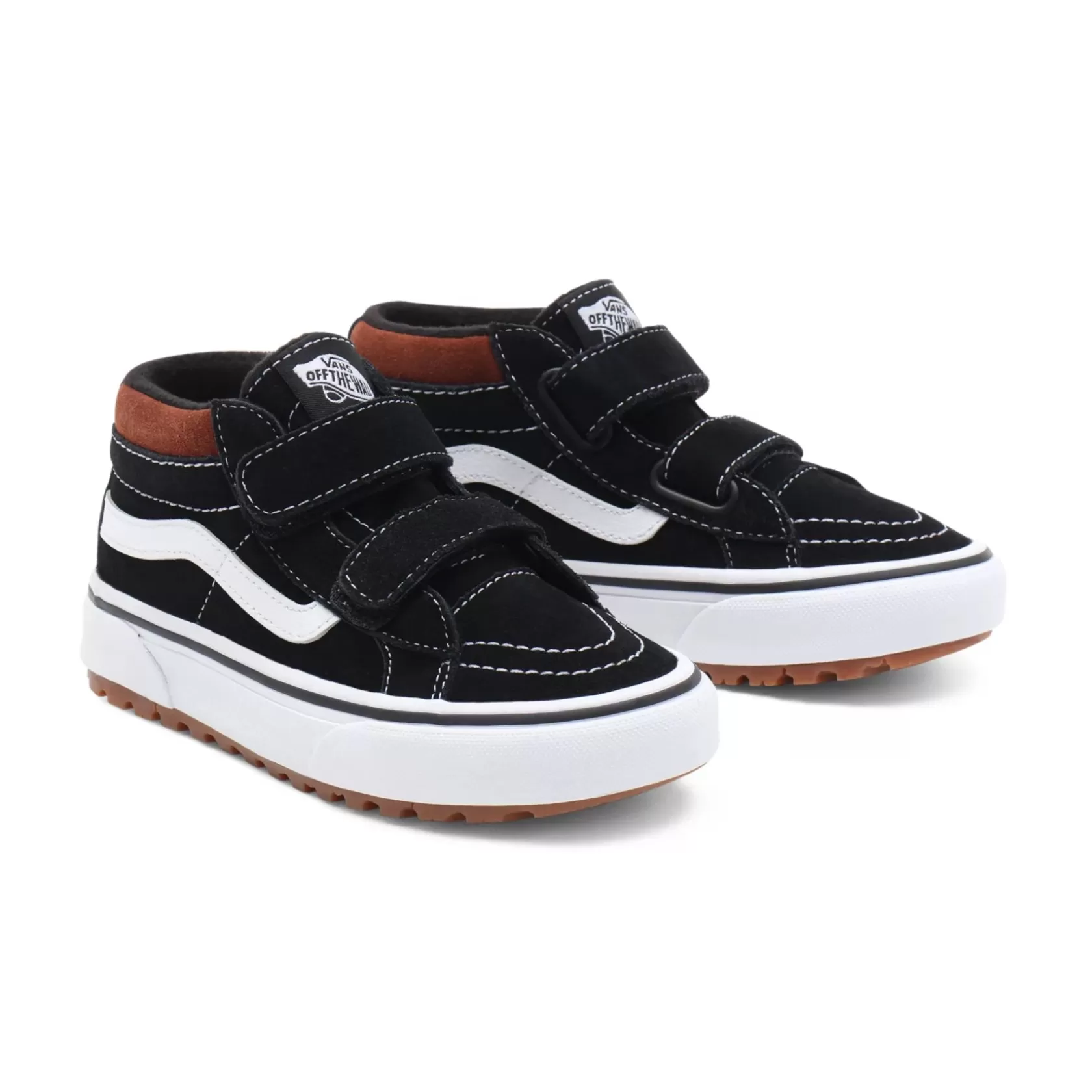 Vans Easy On, Easy Off<Zapatillas De Niños Con Cierre Adherente Sk8-Mid Reissue Mte-1 Con Cierre De (4-8 Anos) Negro