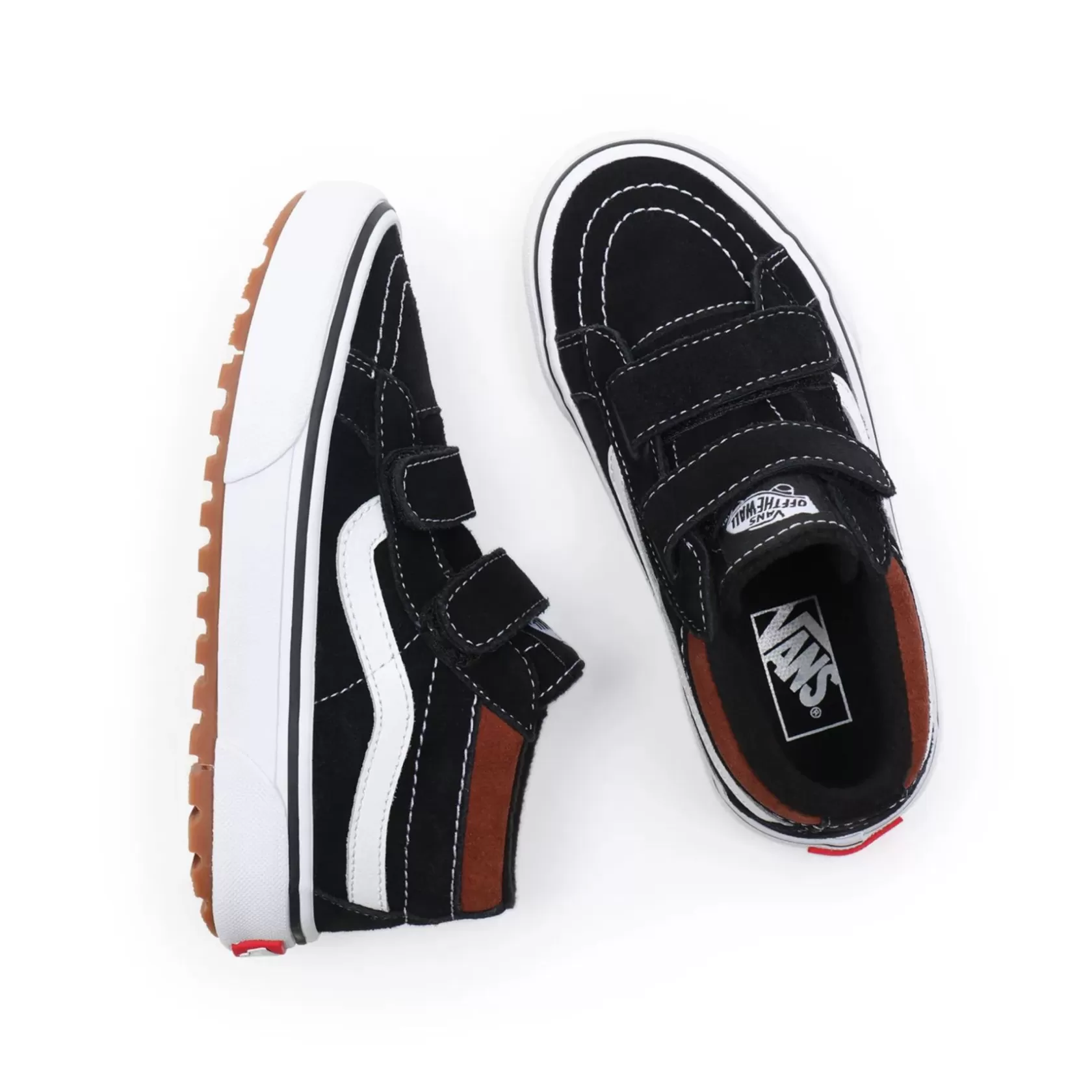 Vans Zapatillas Mte<Zapatillas De Niños Con Cierre Adherente Sk8-Mid Reissue Mte-1 Con Cierre De (4-8 Anos) Negro