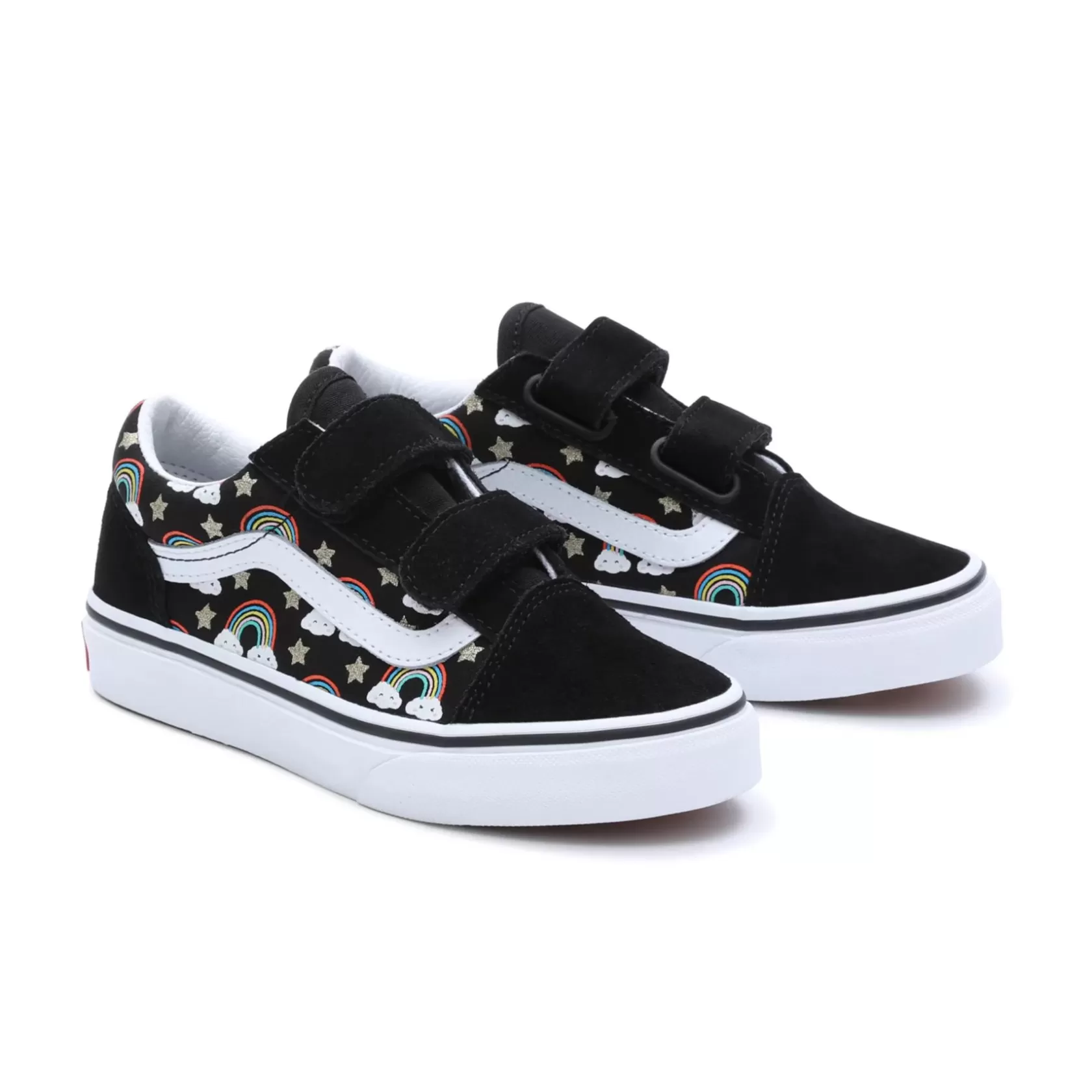 Vans Easy On, Easy Off<Zapatillas De Niños Old Skool Con Cierre Adherente (4-8 Anos) Negro