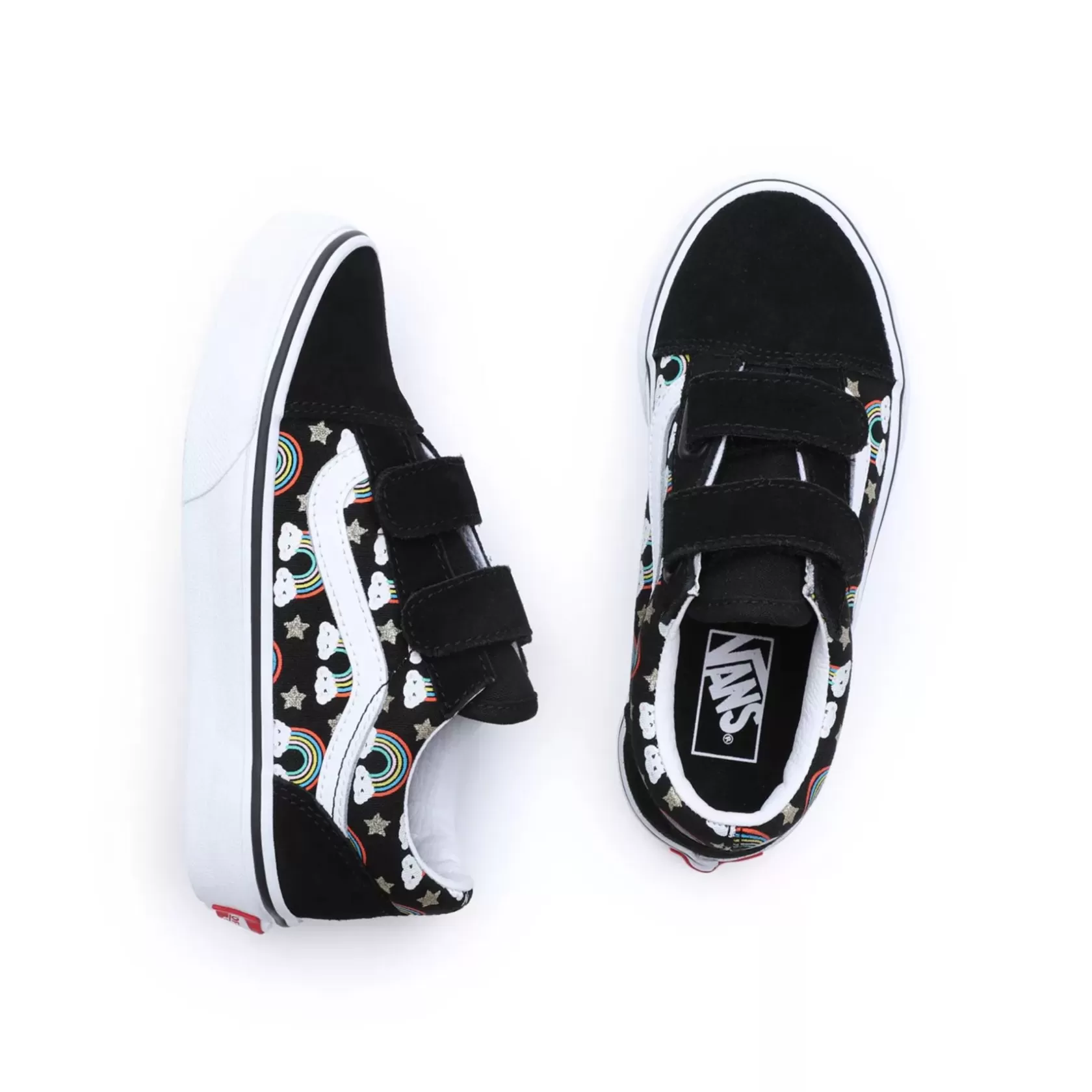 Vans Easy On, Easy Off<Zapatillas De Niños Old Skool Con Cierre Adherente (4-8 Anos) Negro