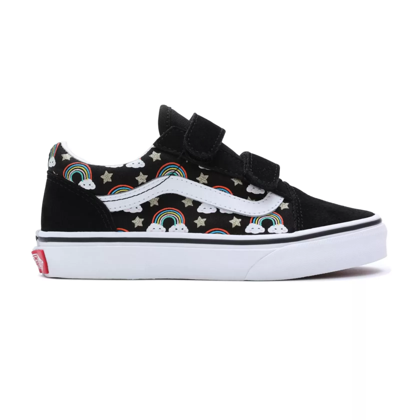 Vans Easy On, Easy Off<Zapatillas De Niños Old Skool Con Cierre Adherente (4-8 Anos) Negro