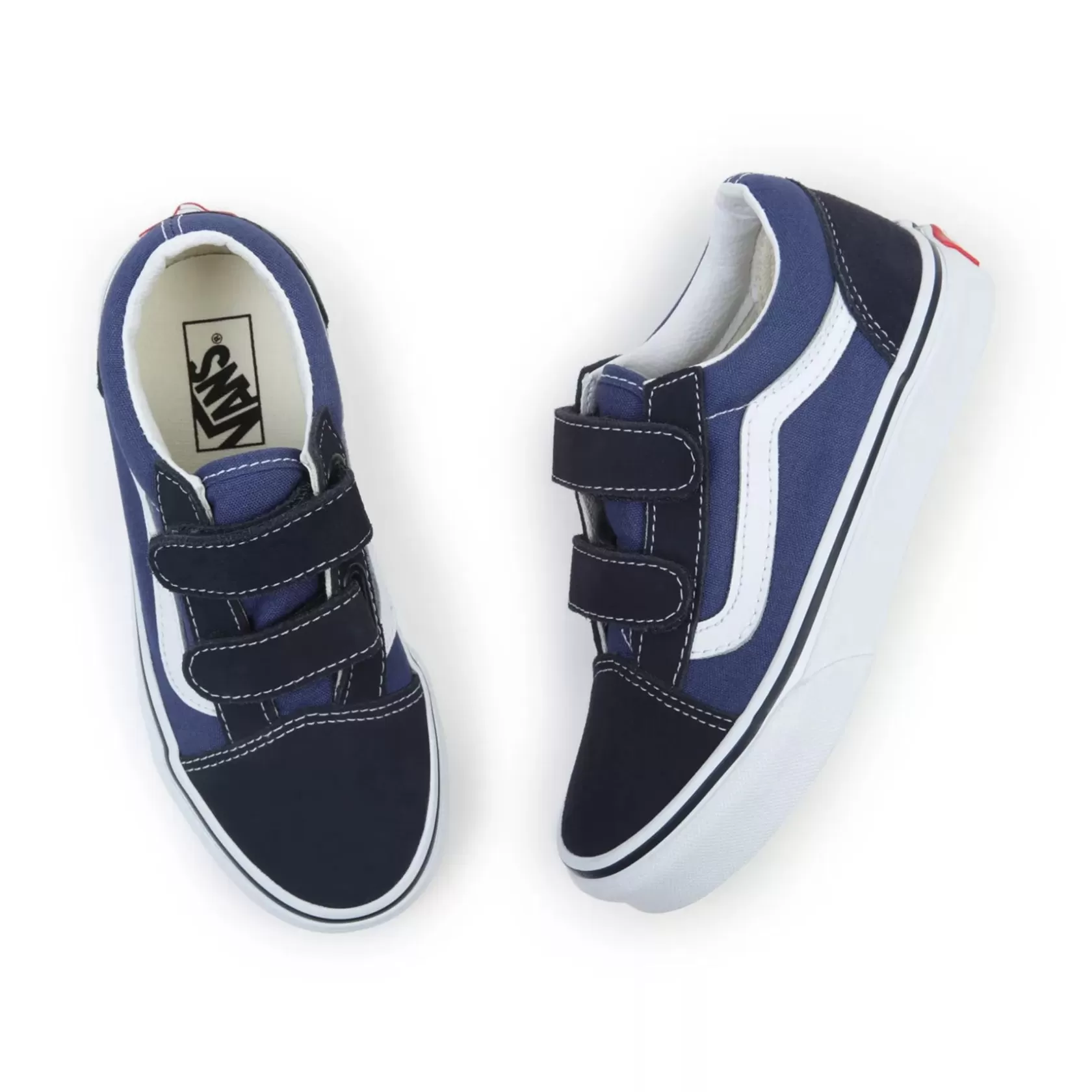 Vans Easy On, Easy Off<Zapatillas De Niños Old Skool Con Cierre De Velcro (4-8 Anos) Azul
