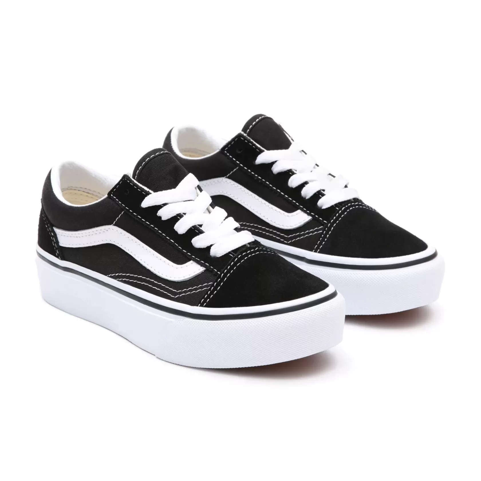 Vans Zapatillas Niño (4-8 Años)<Zapatillas De Niños Old Skool Con Plataforma (4-8 Anos) Negro