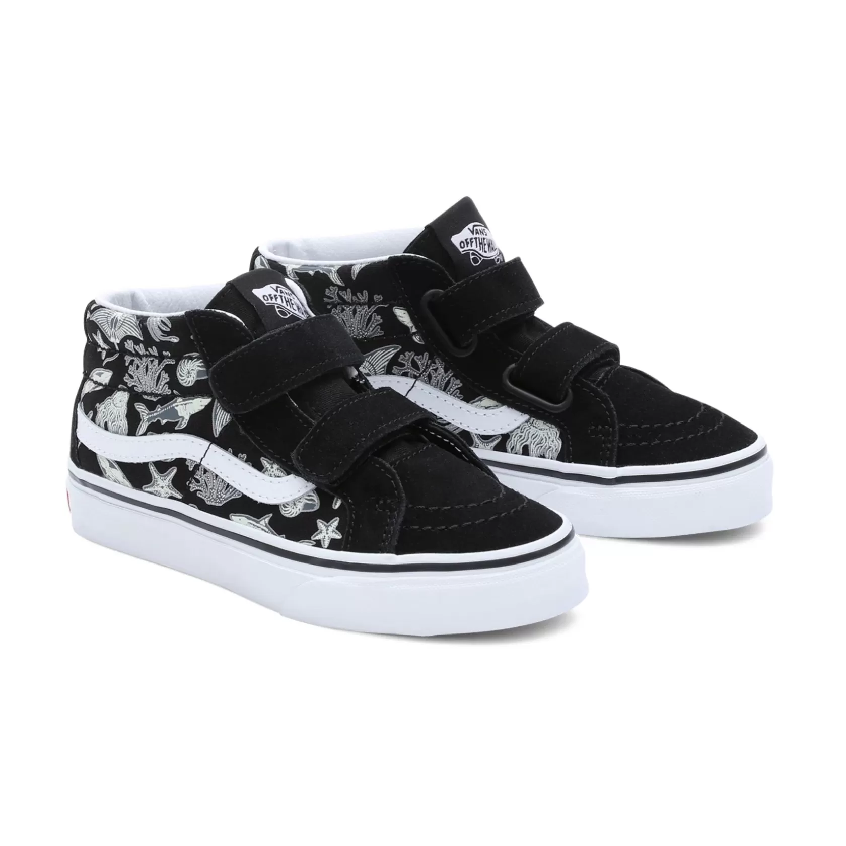 Vans Easy On, Easy Off<Zapatillas De Niños Sk8-Mid Reissue Con Cierre Adherente (4-8 Anos) Negro