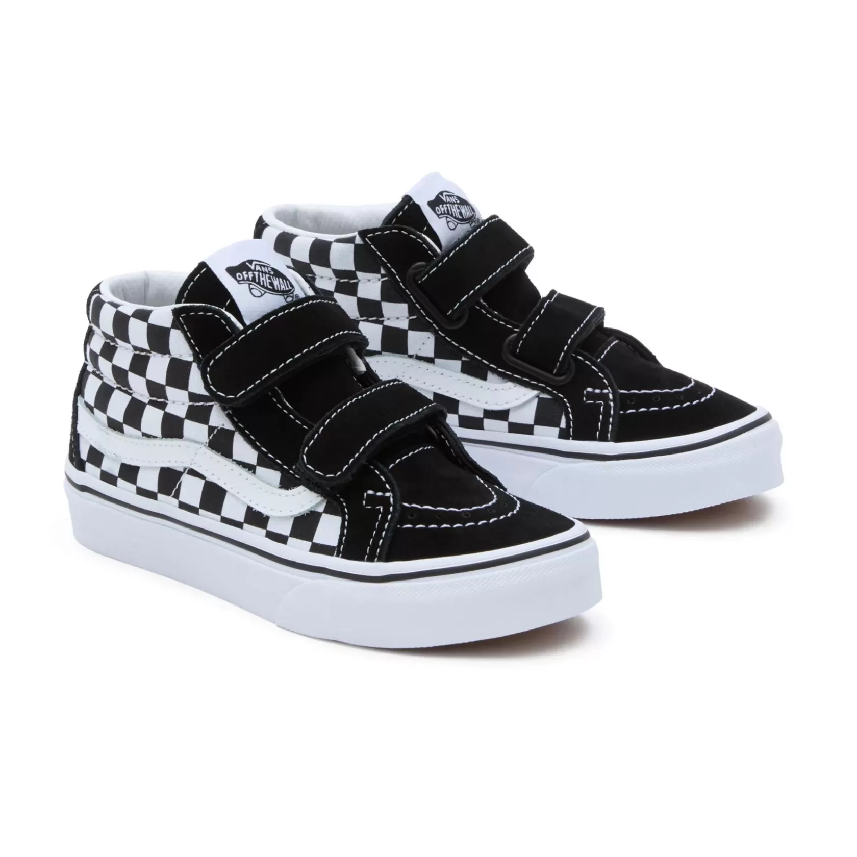 Vans Zapatillas Niño (4-8 Años)<Zapatillas De Niños Sk8-Mid Reissue Con Cierre Adherente (4-8 Anos) Negro, Blanco