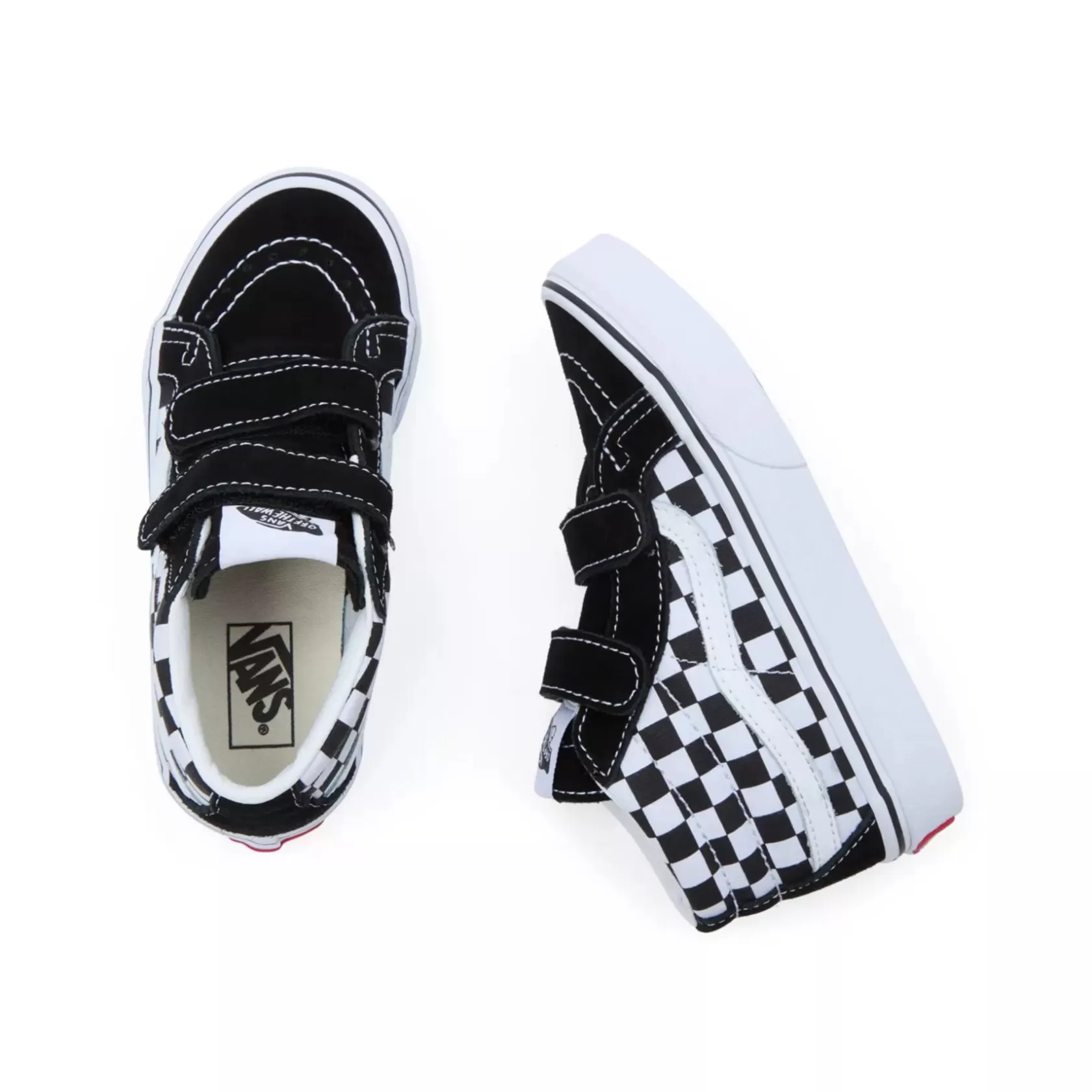 Vans Zapatillas Niño (4-8 Años)<Zapatillas De Niños Sk8-Mid Reissue Con Cierre Adherente (4-8 Anos) Negro, Blanco