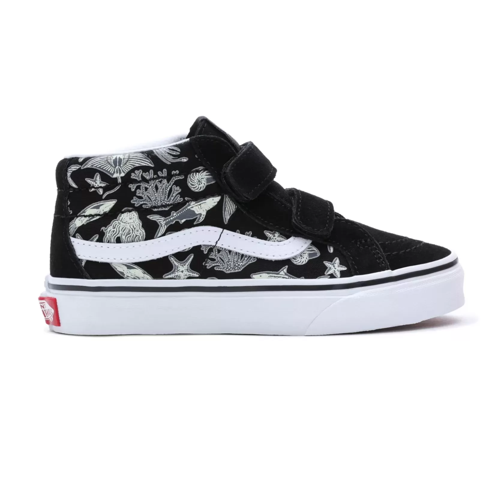 Vans Easy On, Easy Off<Zapatillas De Niños Sk8-Mid Reissue Con Cierre Adherente (4-8 Anos) Negro