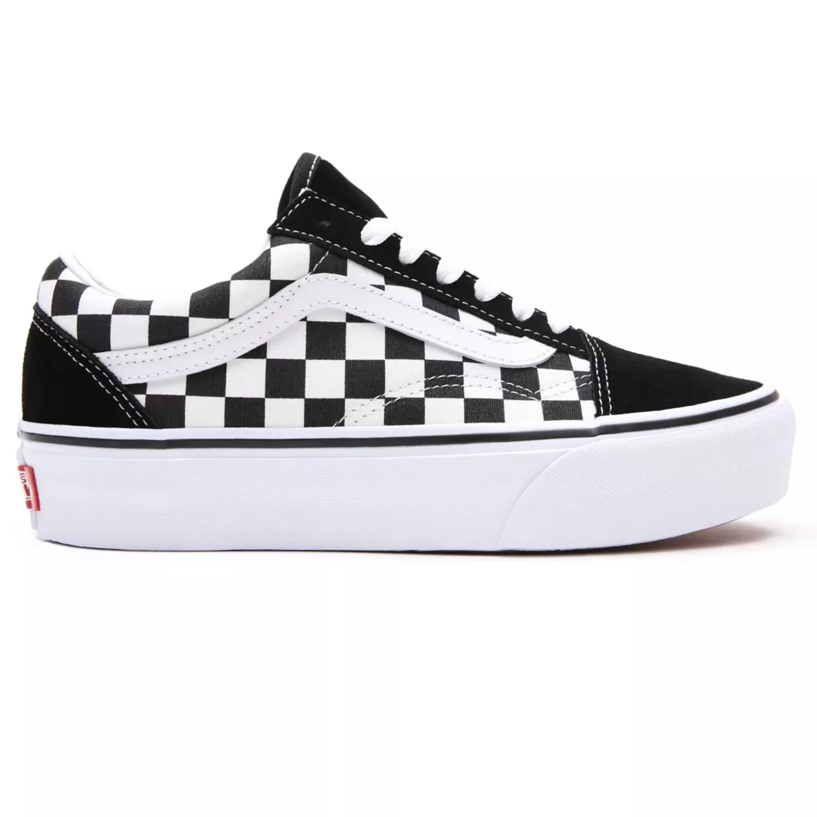 Vans Classics<Zapatillas Old Skool Con Plataforma Y Estampado A Cuadros Negro