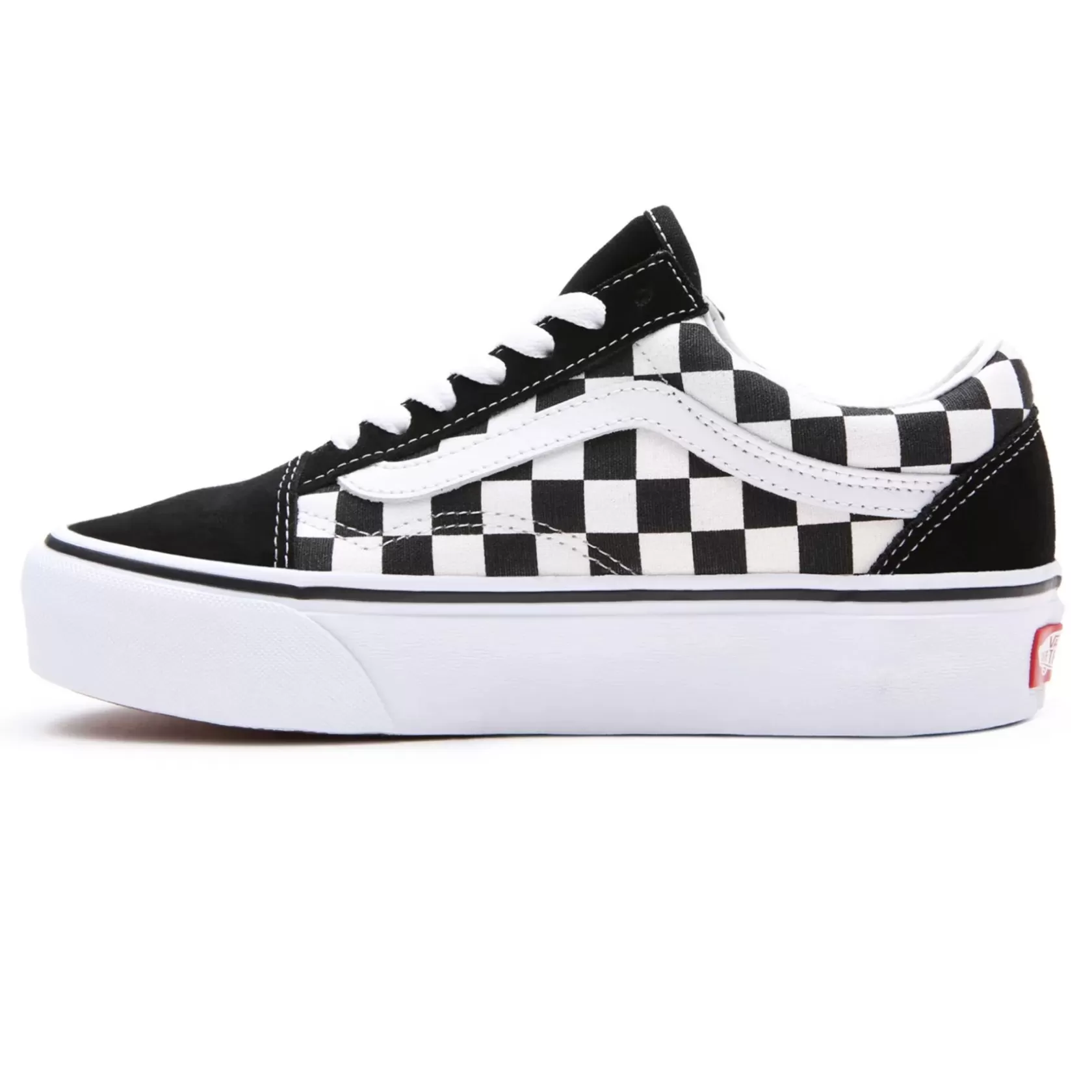 Vans Classics<Zapatillas Old Skool Con Plataforma Y Estampado A Cuadros Negro
